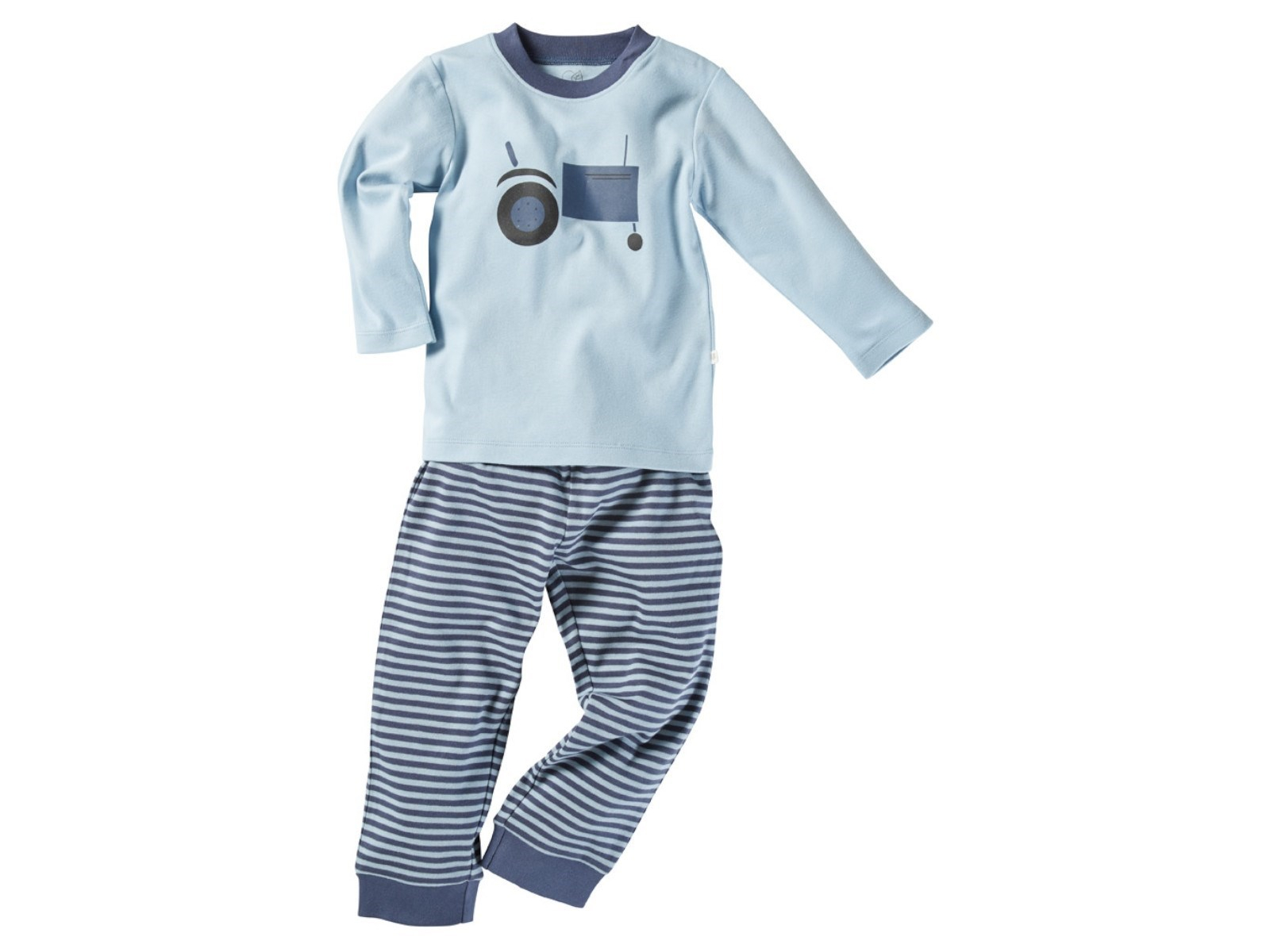 Kinder Schlafanzug 2-teilig Bio-Baumwolle Traktor Gr.98/104
