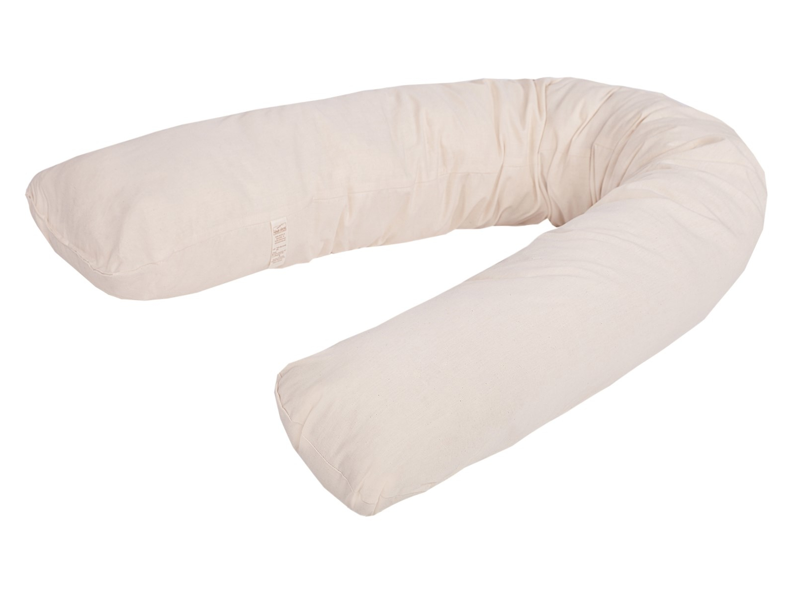 Stillkissen, 200 cm, Wollkügelchen (kbT) natur Gewicht 1,5 kg