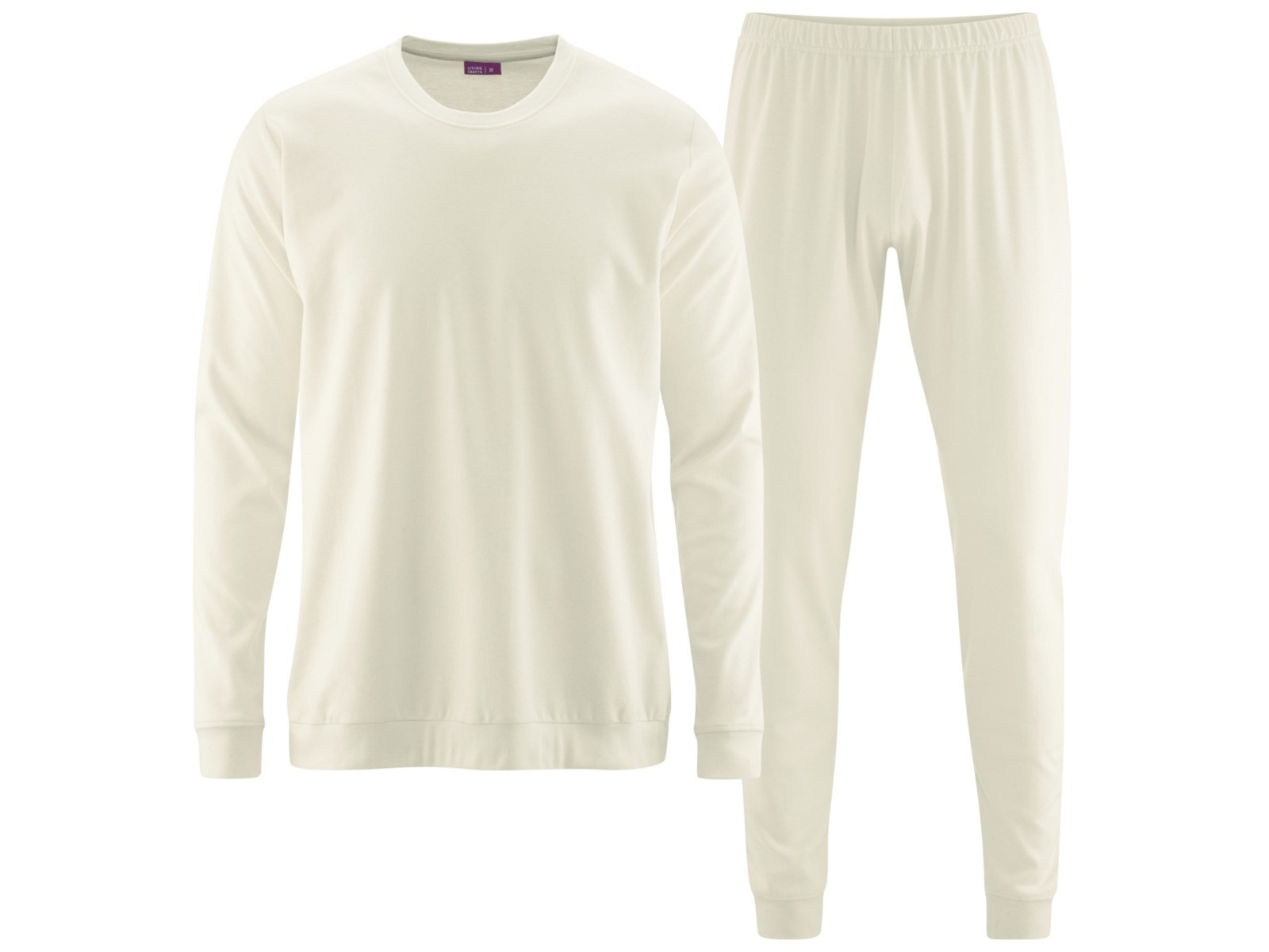 Living Crafts Schlafanzug "Bob", natural Gr. M