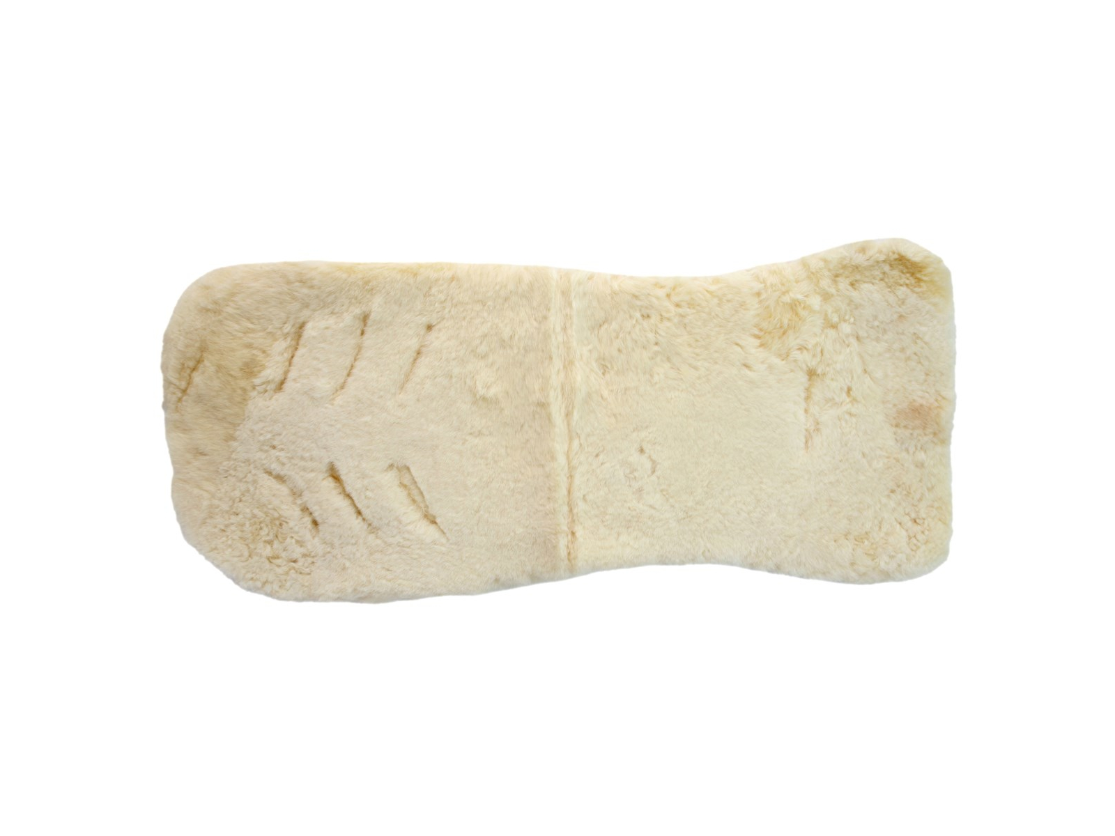 Lammfell-Auflage goldbeige Maße ca. 77 x 35 cm