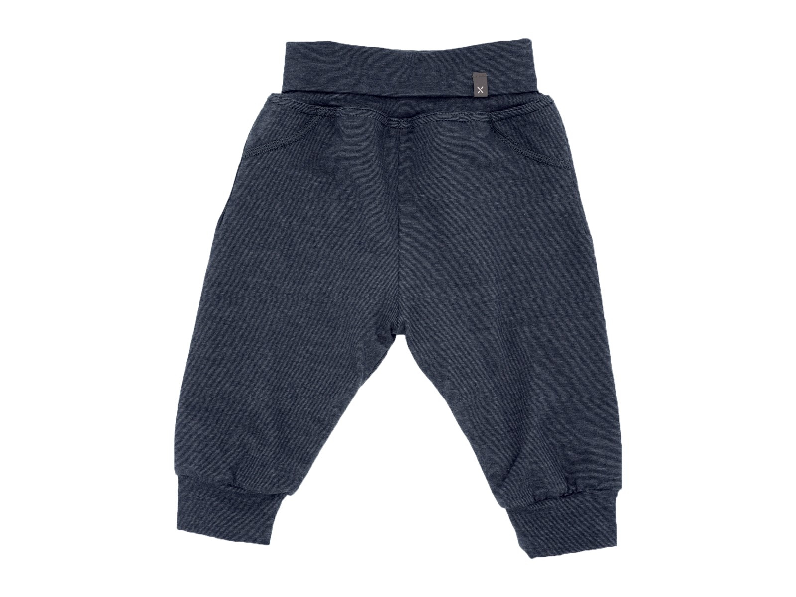 Baby Pumphose Bio-Baumwolle navy-braun Gr. 74/80