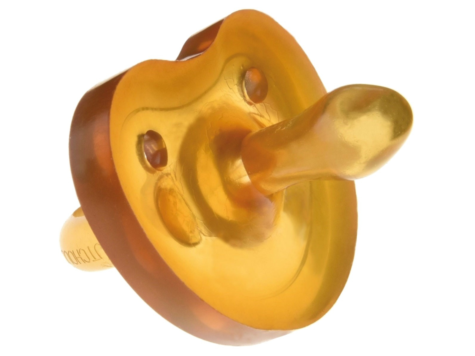 Goldi Beruhigungssauger Naturkautschuk Schnuller Herzform symmetrisch 1 Stück, 3-24 Monate