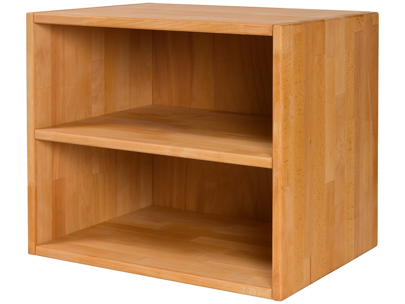 Kinderzimmer Regal, Buche Massivholz, geölt B: 54,5 x H: 46,5 x T: 40 cm