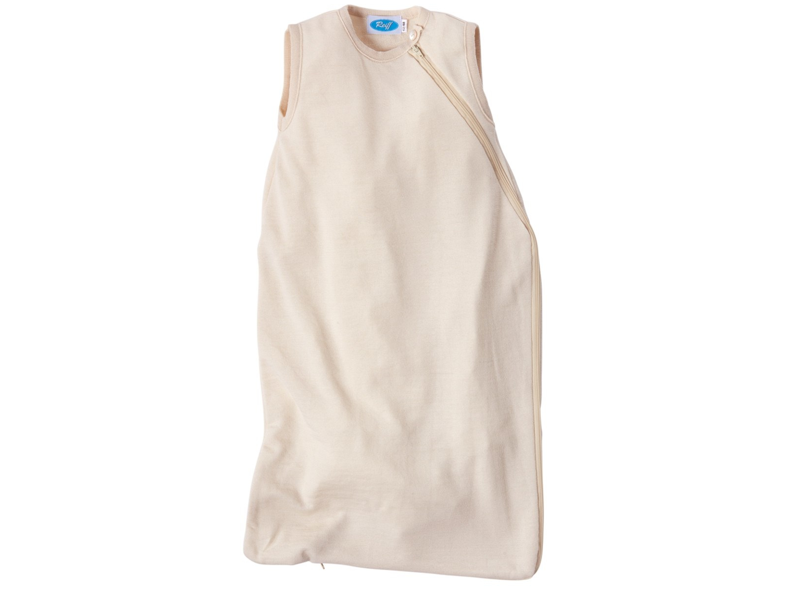 Schlafsack Baby Wolle Seide natur Gr. 62/68 (66 cm)
