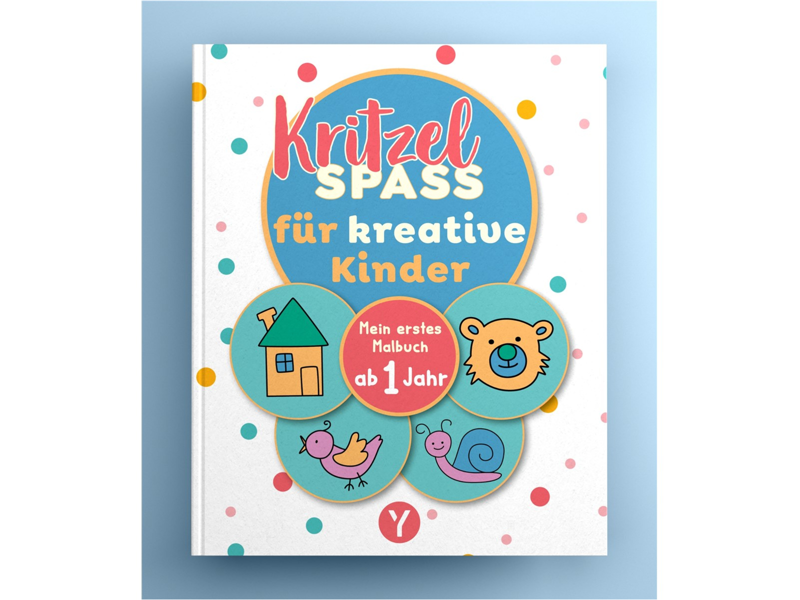 Kritzelspaß für kreative Kinder - Malbuch ab 1 Jahr Maße: 20 x 24 cm