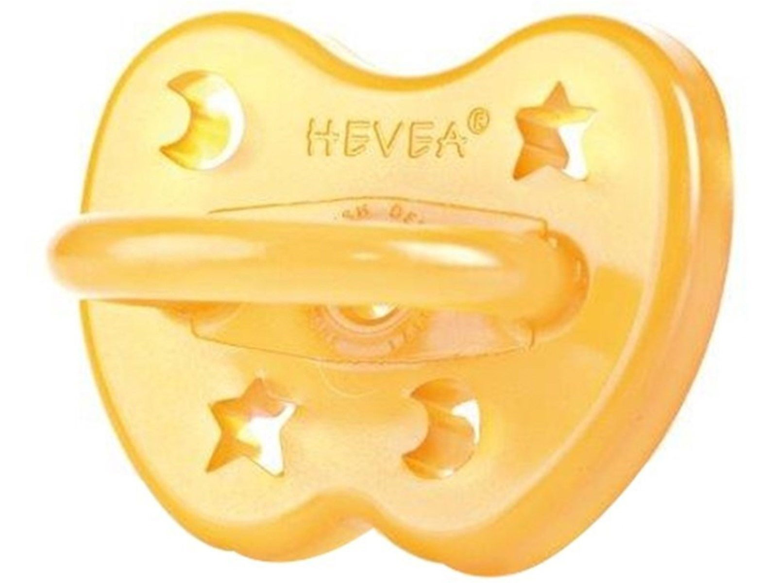 Schnuller, Naturkautschuk, Stern Mond kiefergerechte Form 0-3 Monate