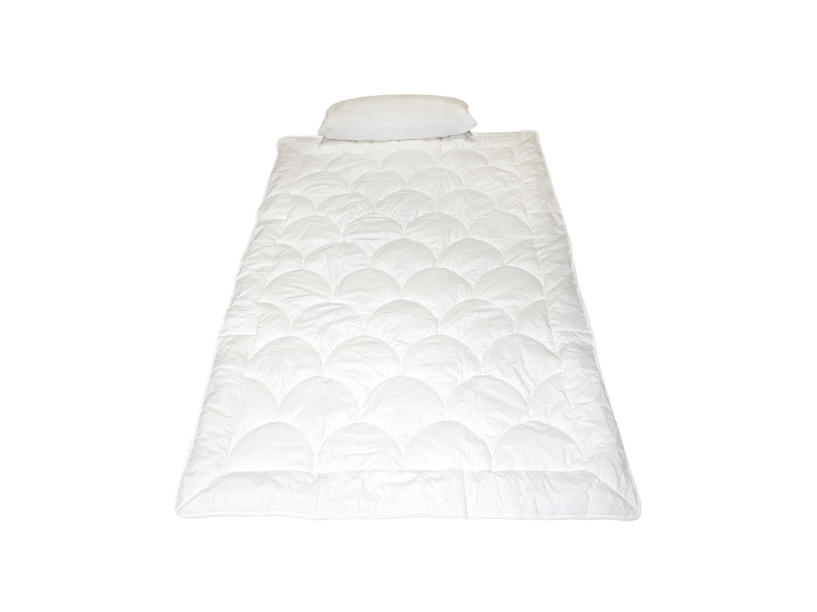 Schlafset für Erwachsene Cellulosefasern Bettdecke 135x200cm, Kopfkissen 40x80cm