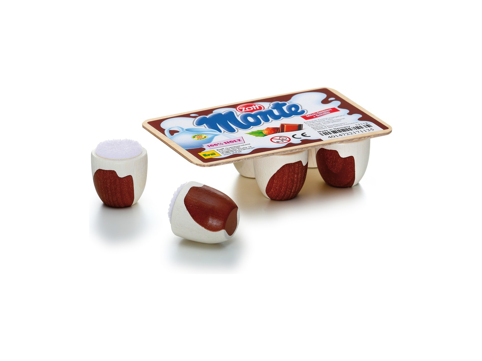 Schoko-Milch-Dessert Monte von Zott 7x10,5x3,2cm