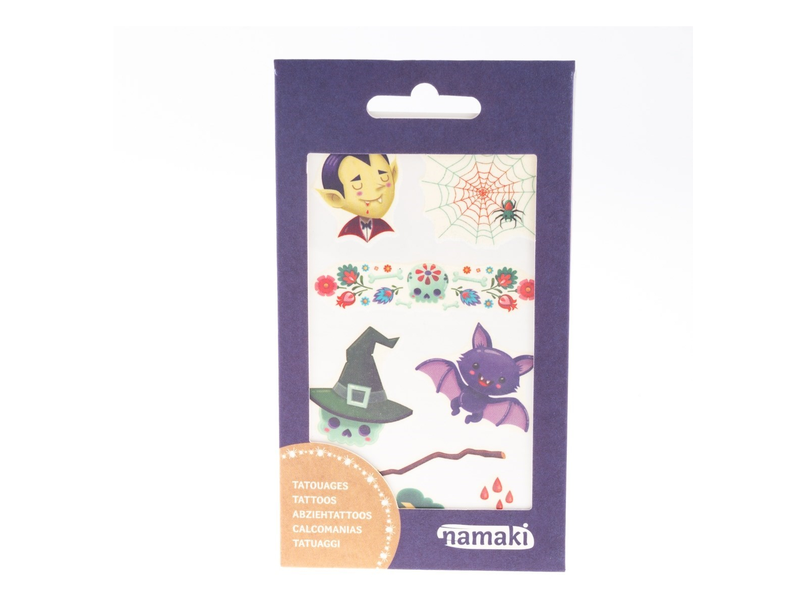 Bio Kindertattoos Welten des Schreckens, 2 Blatt pro Set 8,50 x 15 cm, 2 Blatt pro Set