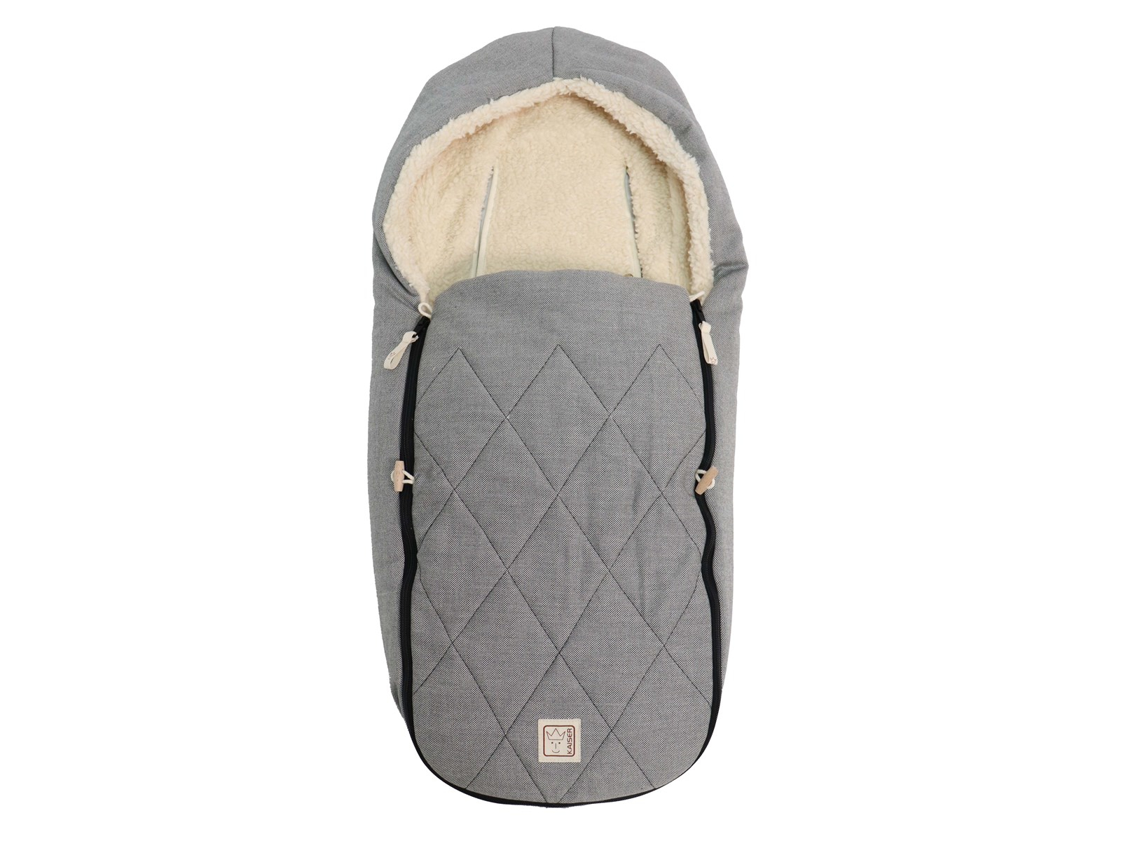 Kaiser Naturfellprodukte Fußsack Babyschale Bio-Baumwolle "Le Petit" Maße ca. 83 x 40 cm