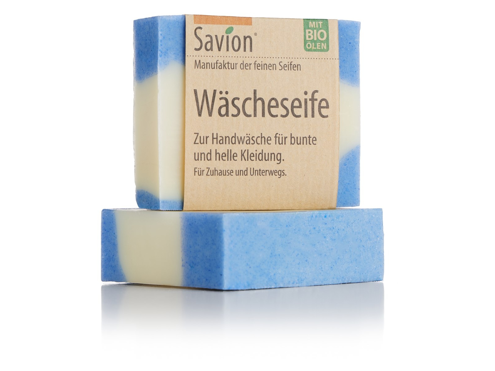 Bio Wäscheseife für bunte und helle Wäsche Inhalt 80 g