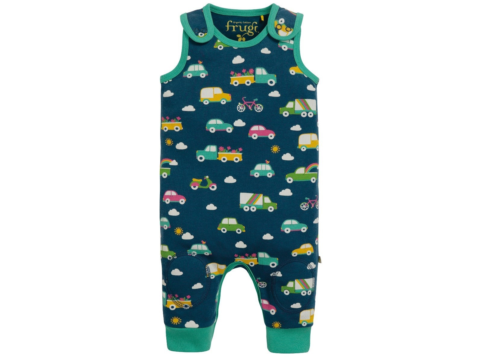 Frugi Baby Strampler Autos Gr.4 (12-18 Monate)