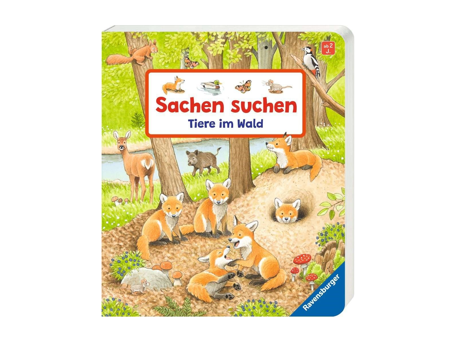 Ravensburger Sachen suchen: Tiere im Wald ab 2 Jahre