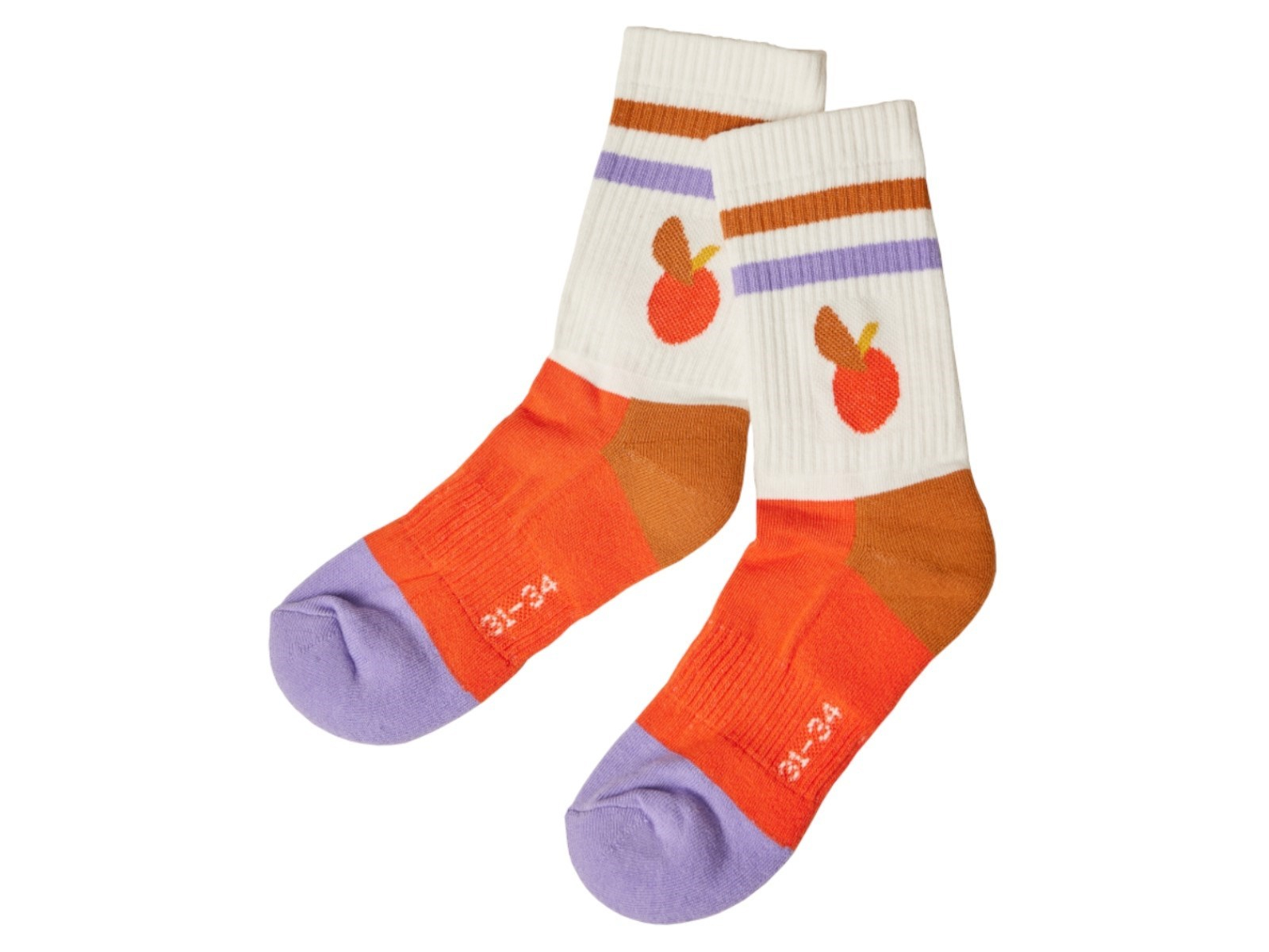 Kinder Tennissocken Obst Gr.23-26
