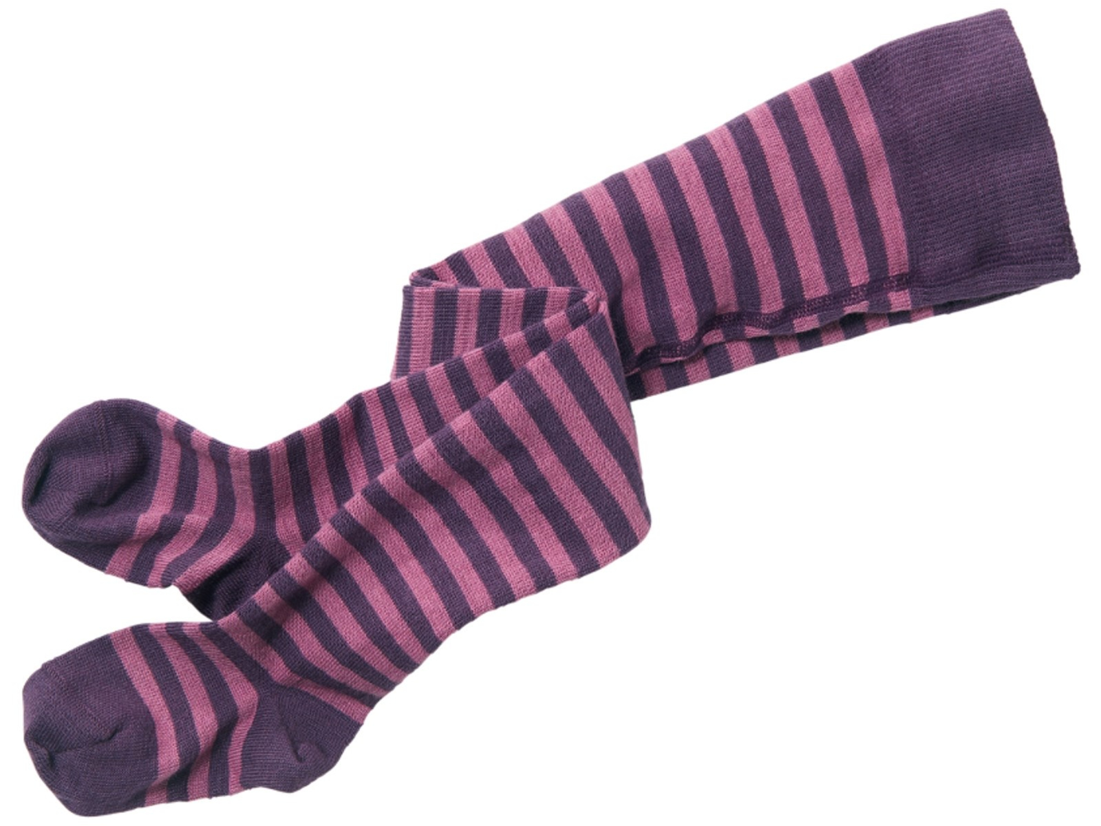 Kinder Strumpfhose brombeere-geringelt Gr.1-2