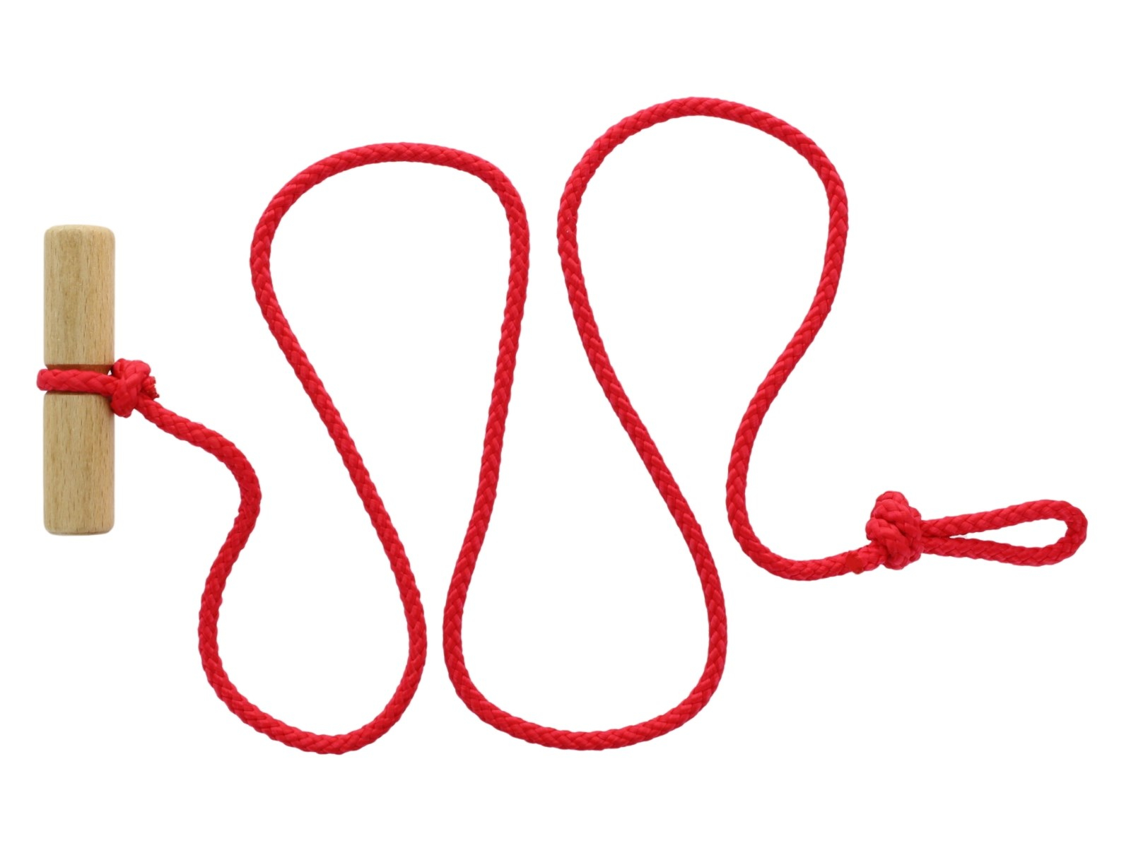 Zugseil für Rodel oder Schlitten rot Länge ca. 118 cm