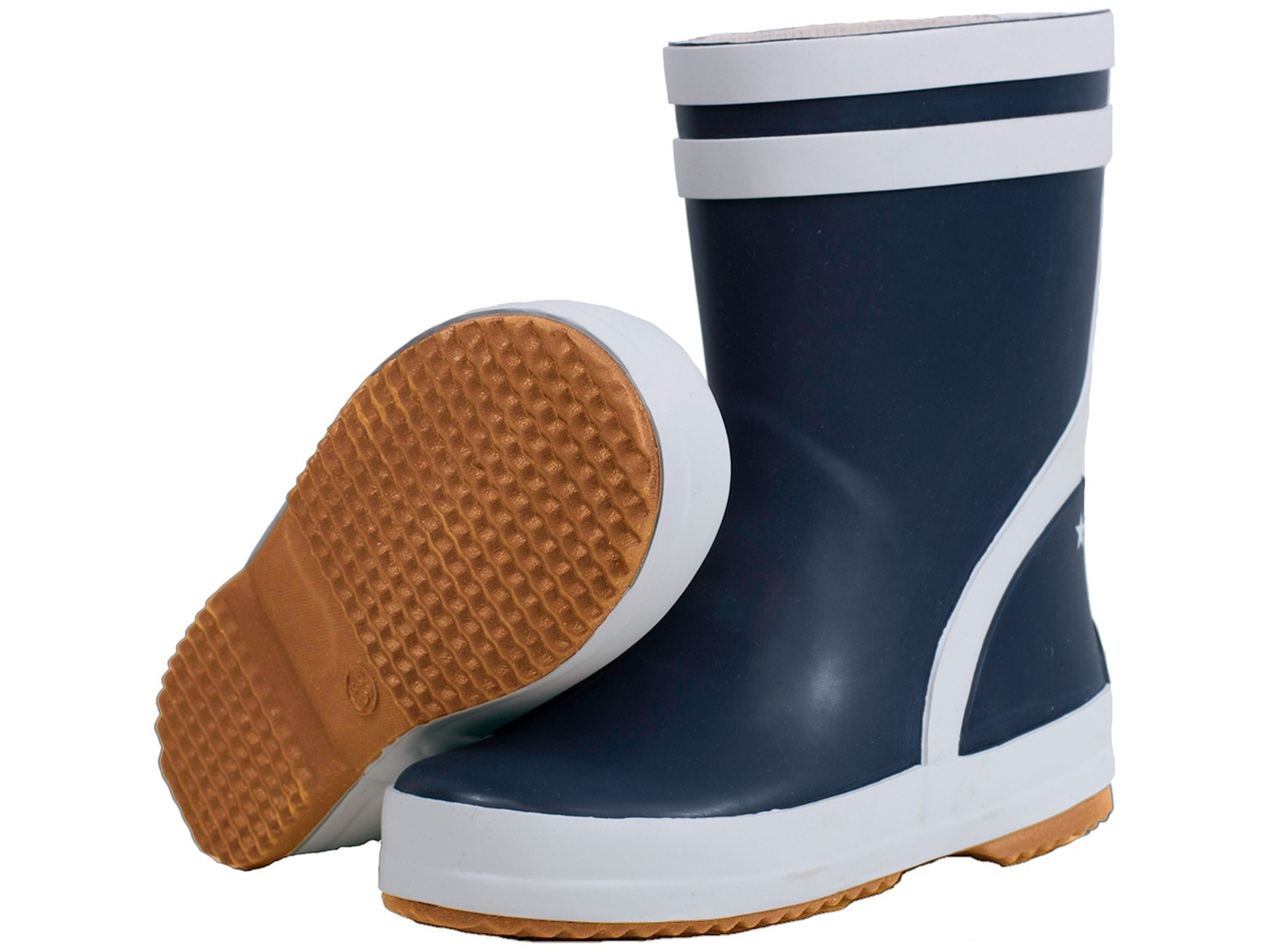 BMS Kinder Gummistiefel Naturkautschuk marine Gr.27