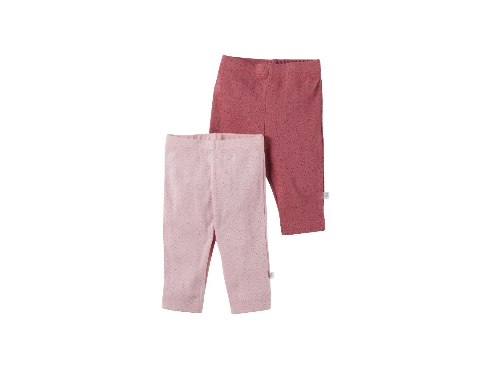 Baby und Kinder Leggings Bio-Baumwolle 2er Set rosa-beere Gr. 74/80