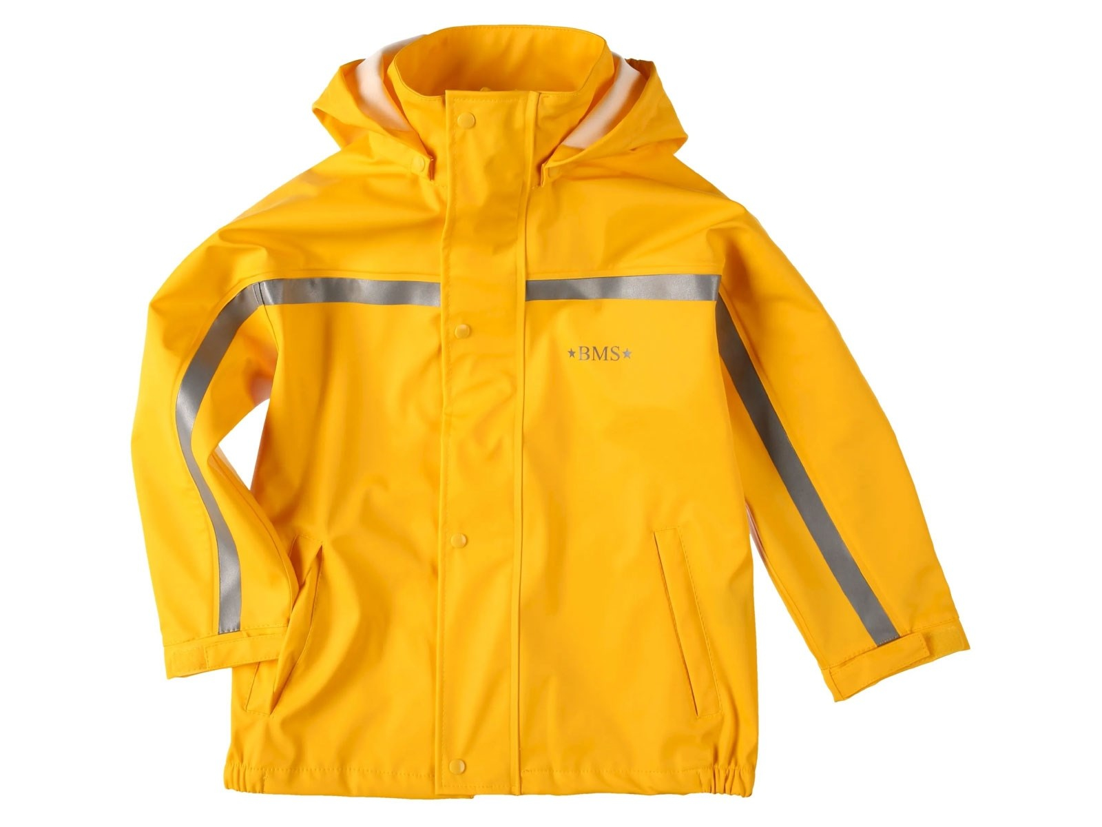 BMS Kinder Buddeljacke und Regenjacke Räuberwald SoftSkin gelb Gr.80
