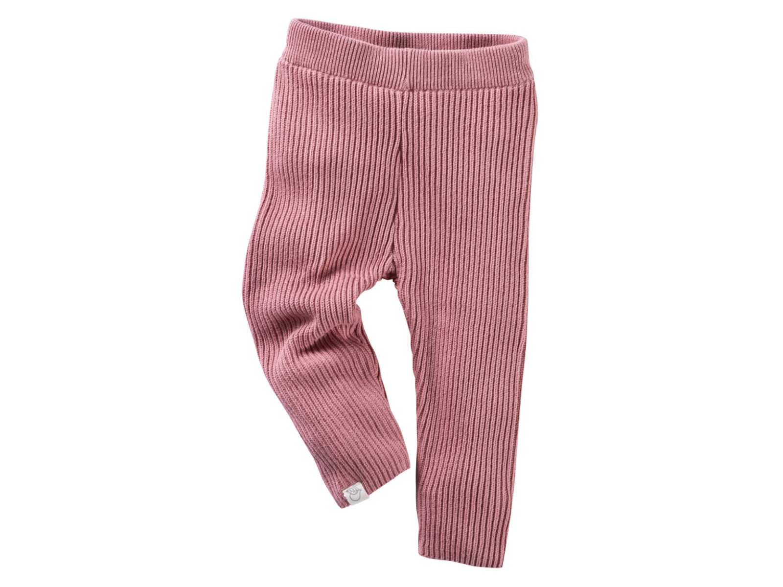 Baby und Kinder Leggings Strick-Qualität Bio-Baumwolle rose Gr.86/92