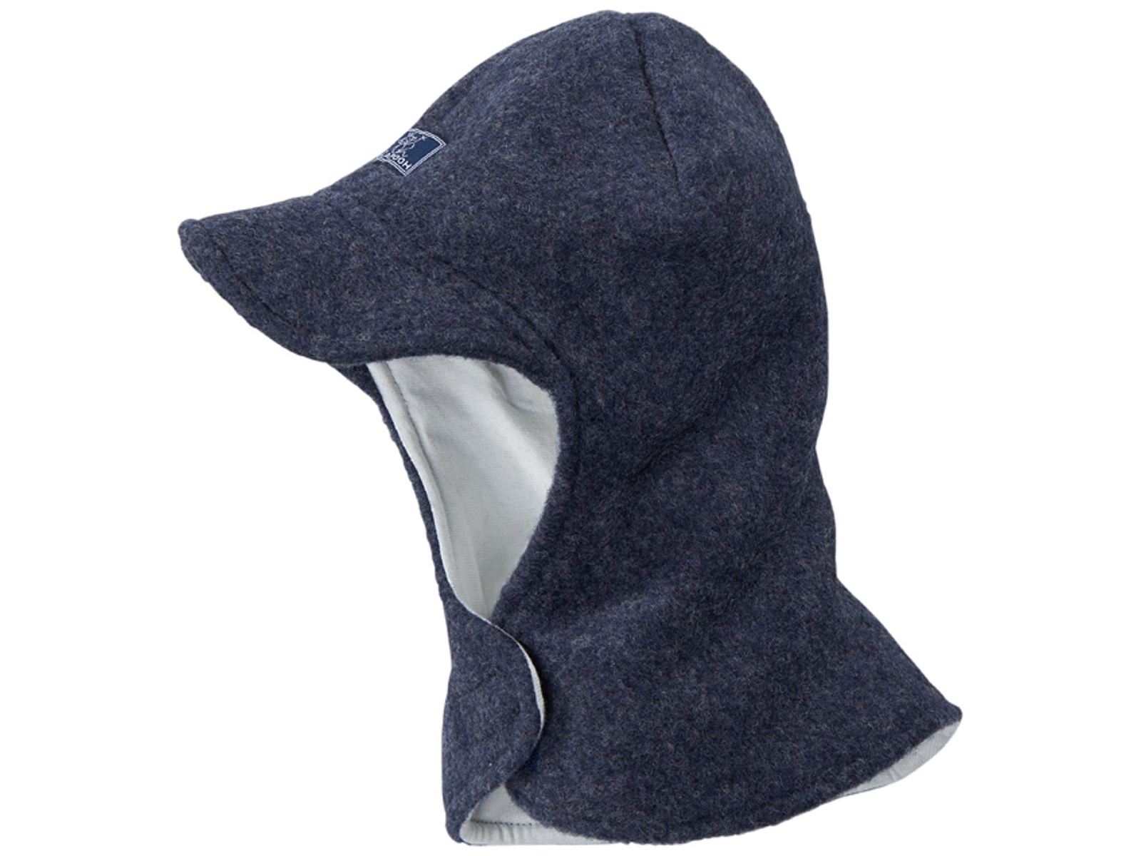 Pickapooh Baby und Kinder Mütze "Otto" Bio Schurwolle marine Gr.48