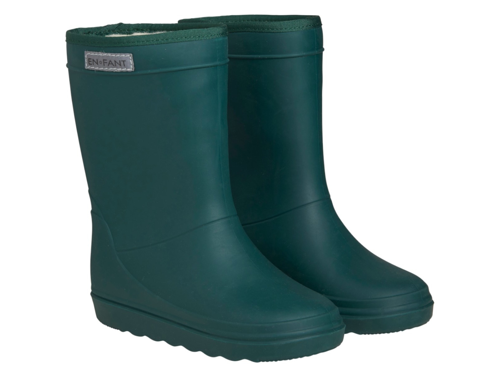 Kinder Thermo Gummistiefel mit Schurwoll-Fell petrol Gr.23