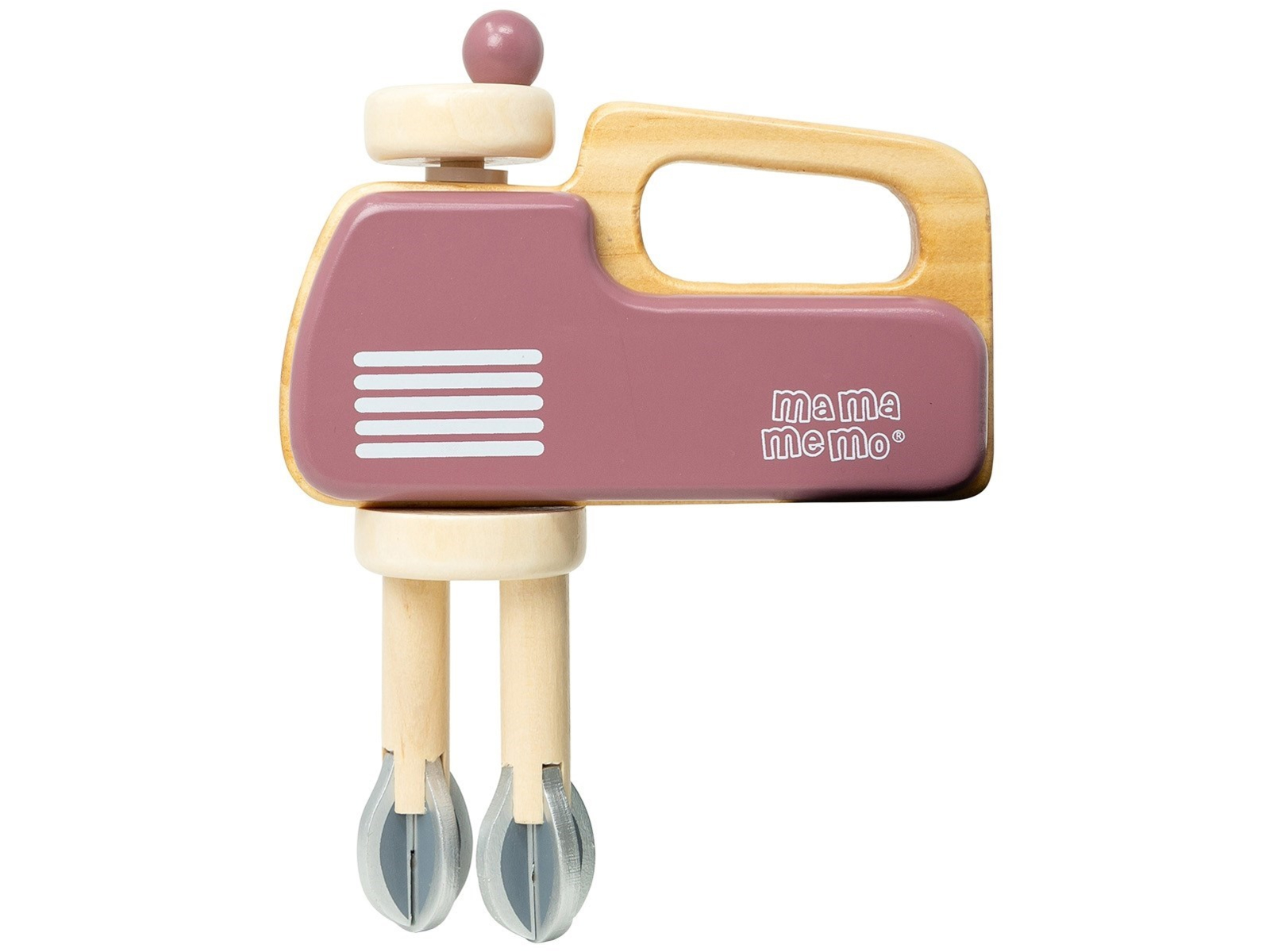 Kinder Handmixer aus Holz kirschblüte Maße 17 x 13 x 4,5 cm