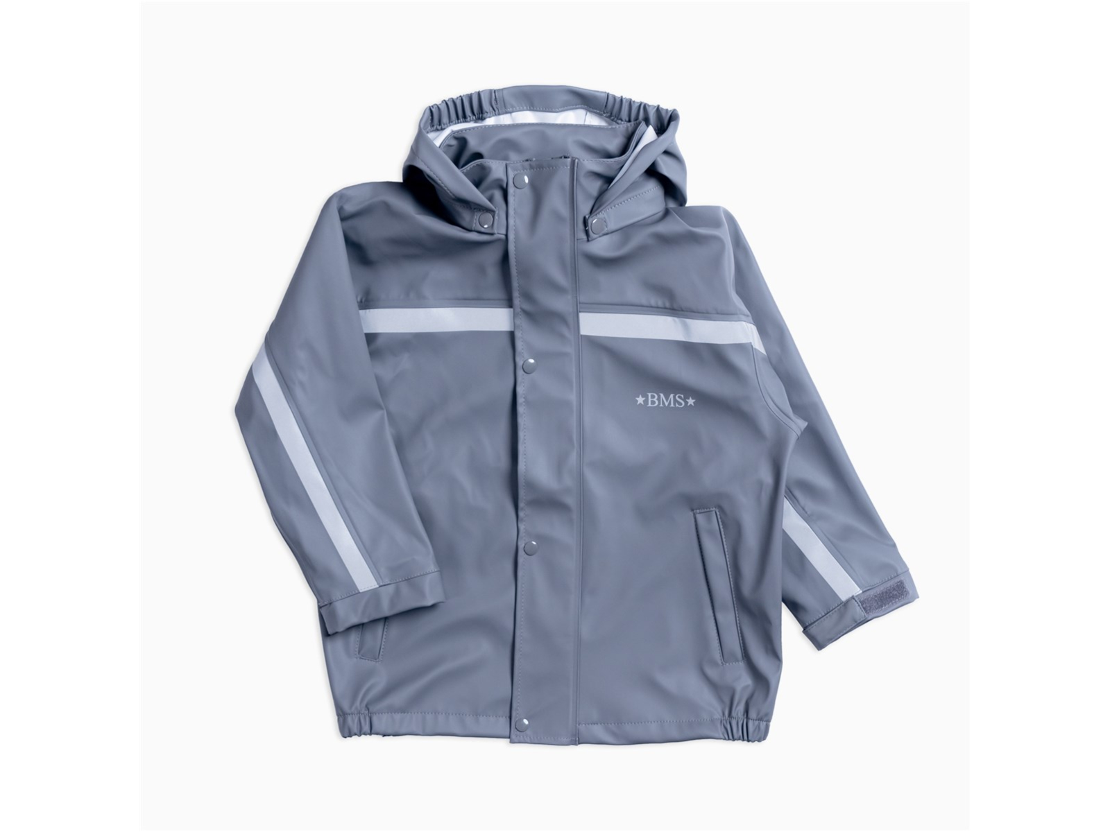 BMS Kinder Buddeljacke und Regenjacke Räuberwald SoftSkin cool grey Gr.80