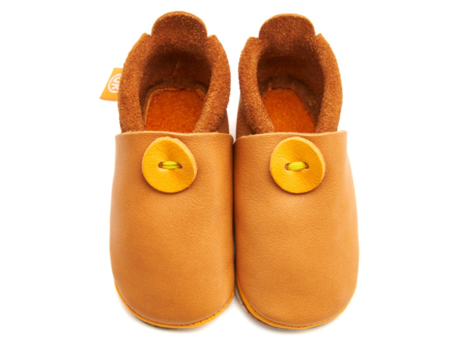 Kinder Barfußschuhe Krabbelschuhe Bio-Leder "Amigo" braun Gr. 24/25