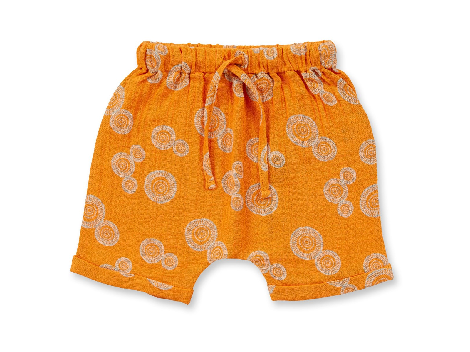 Sense Organics Baby Shorts Musselin orange Gr.62/68 (3-6 Monate)