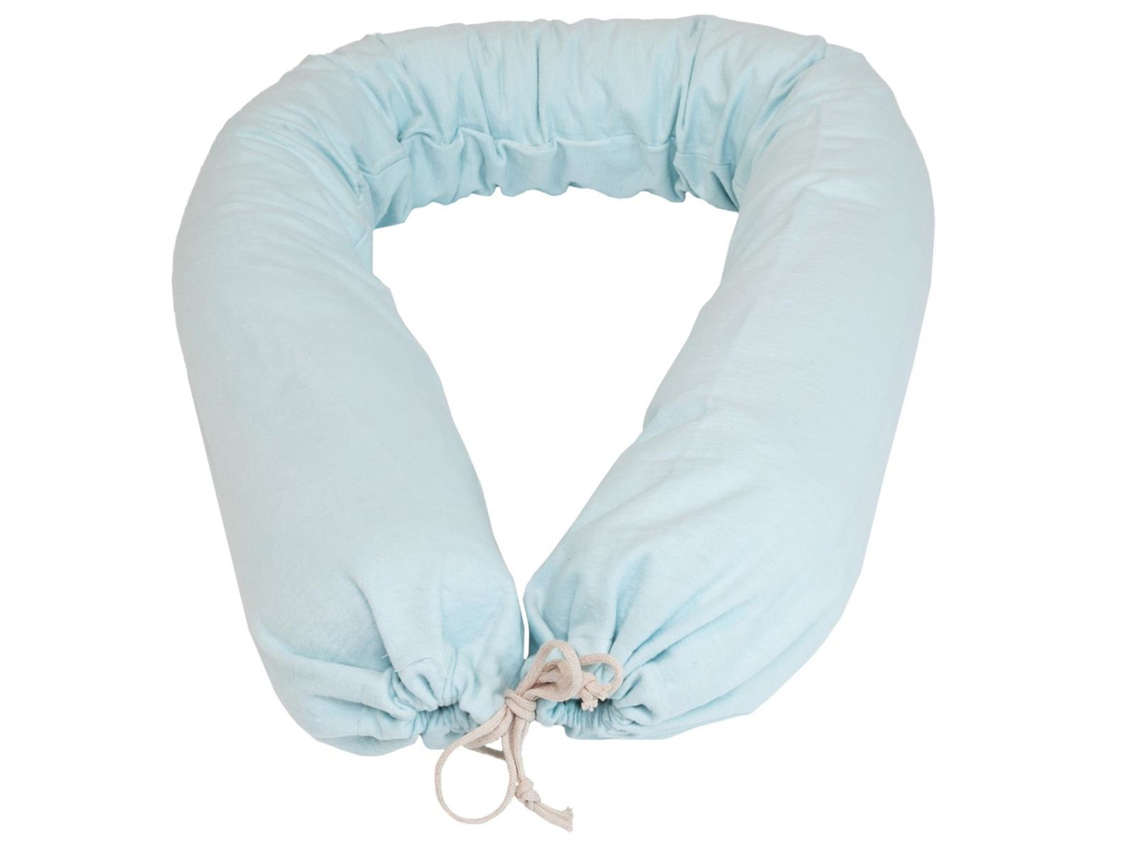 Stillkissen, Bezug Bio-Baumwolle Füllung Kapok mint Maße 20 x 200 cm