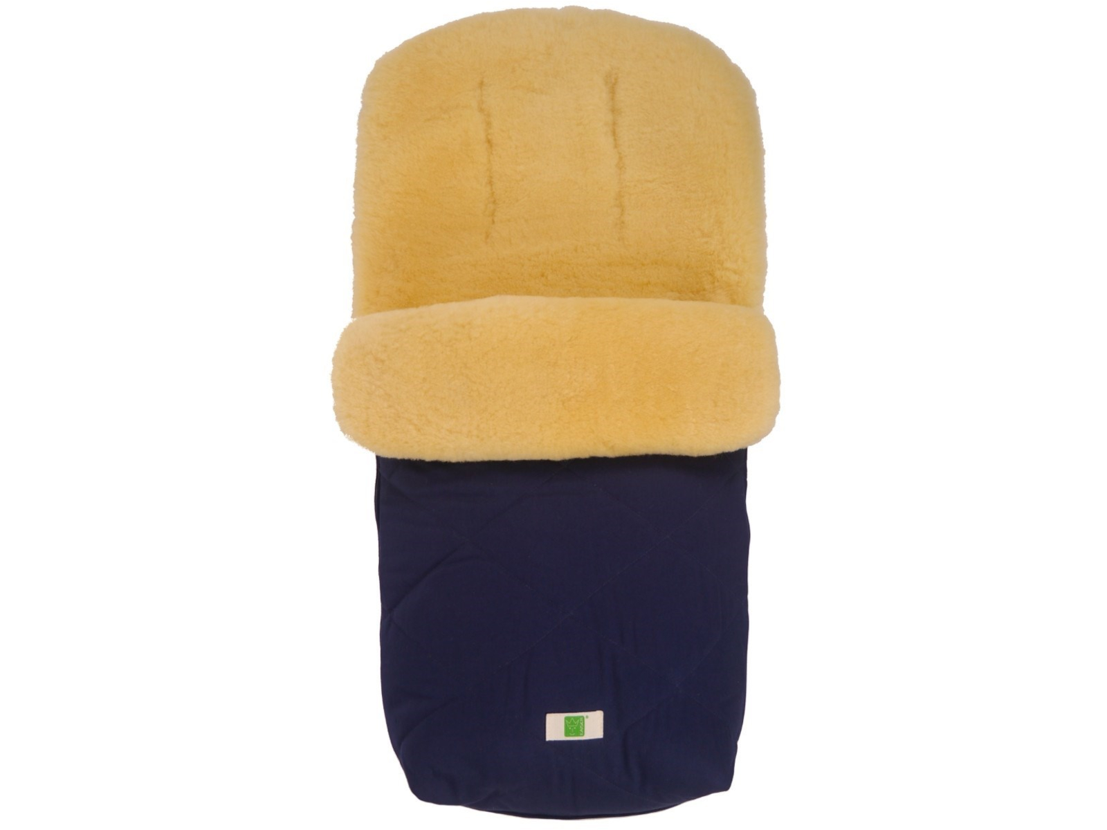 Kaiser Naturfellprodukte Fußsack Kinderwagen Lammfell "NATURA" medizinisch gegerbt marine Länge 90 cm, Breite 45 cm (6-36 Monate)
