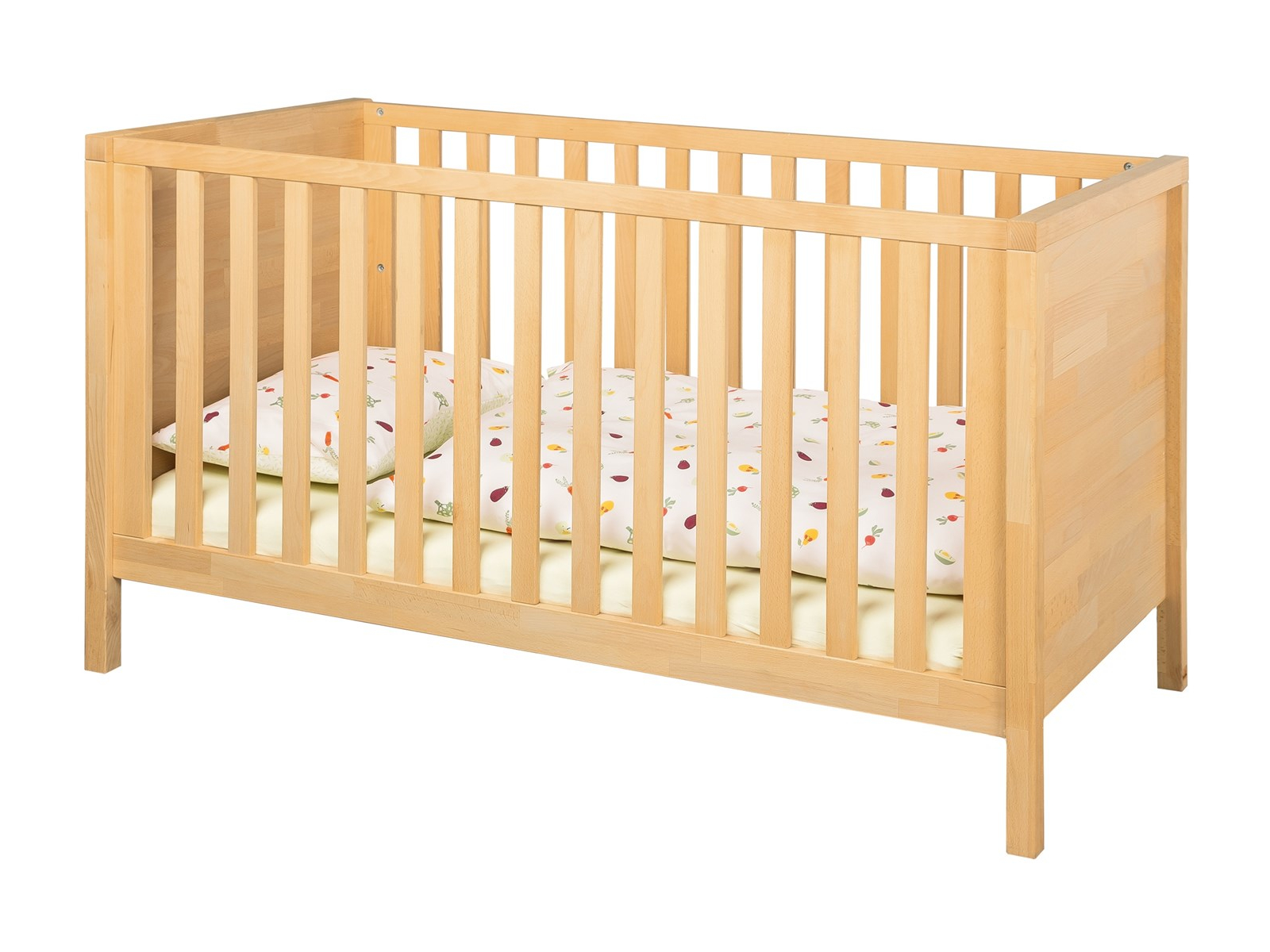 Pinolino Kinderbett "Enno", Buche massiv, bio geölt Matratzenmaß 140 x 70 cm