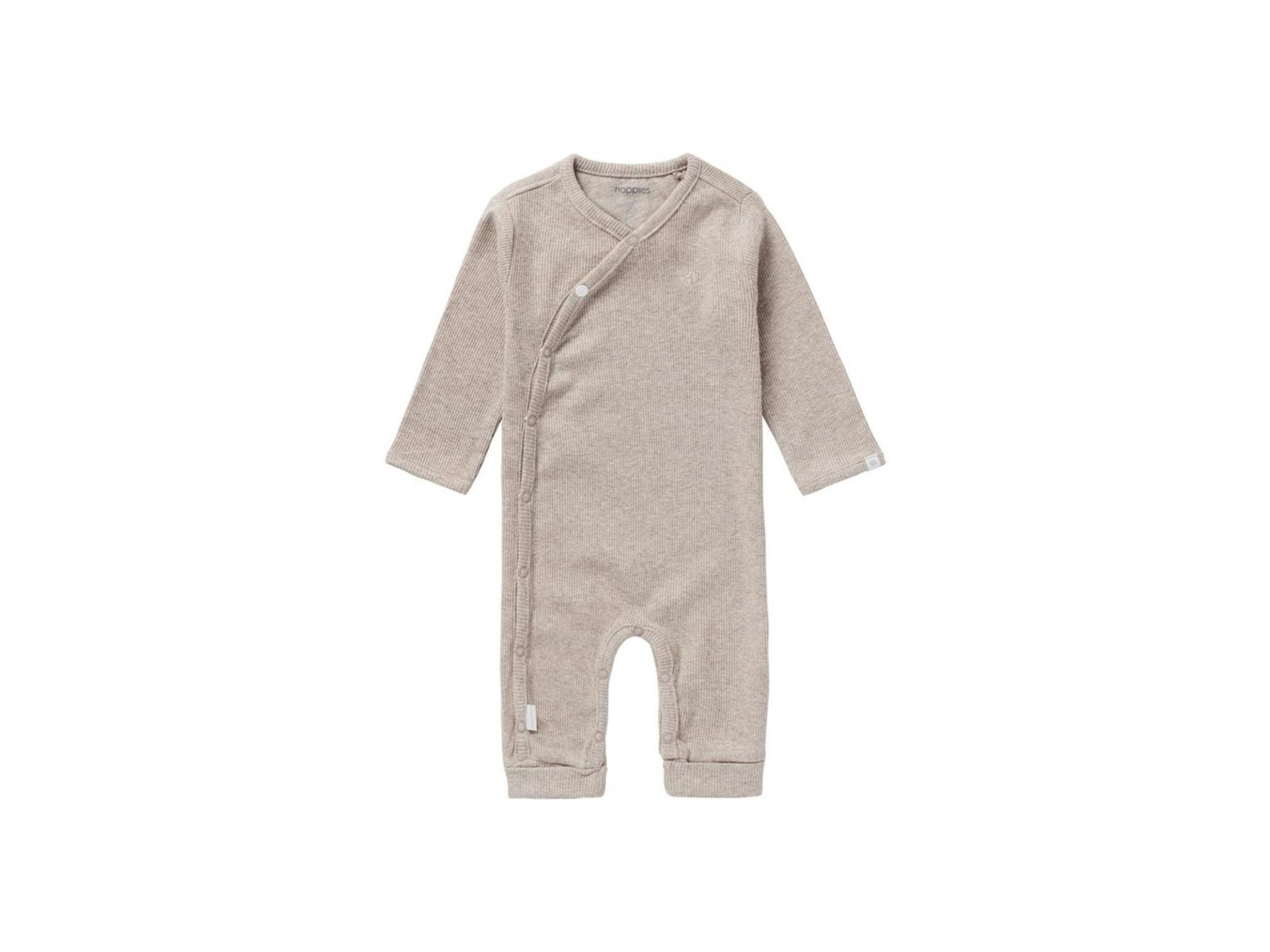 Strampler Nevis taupe melange rip Gr. 44