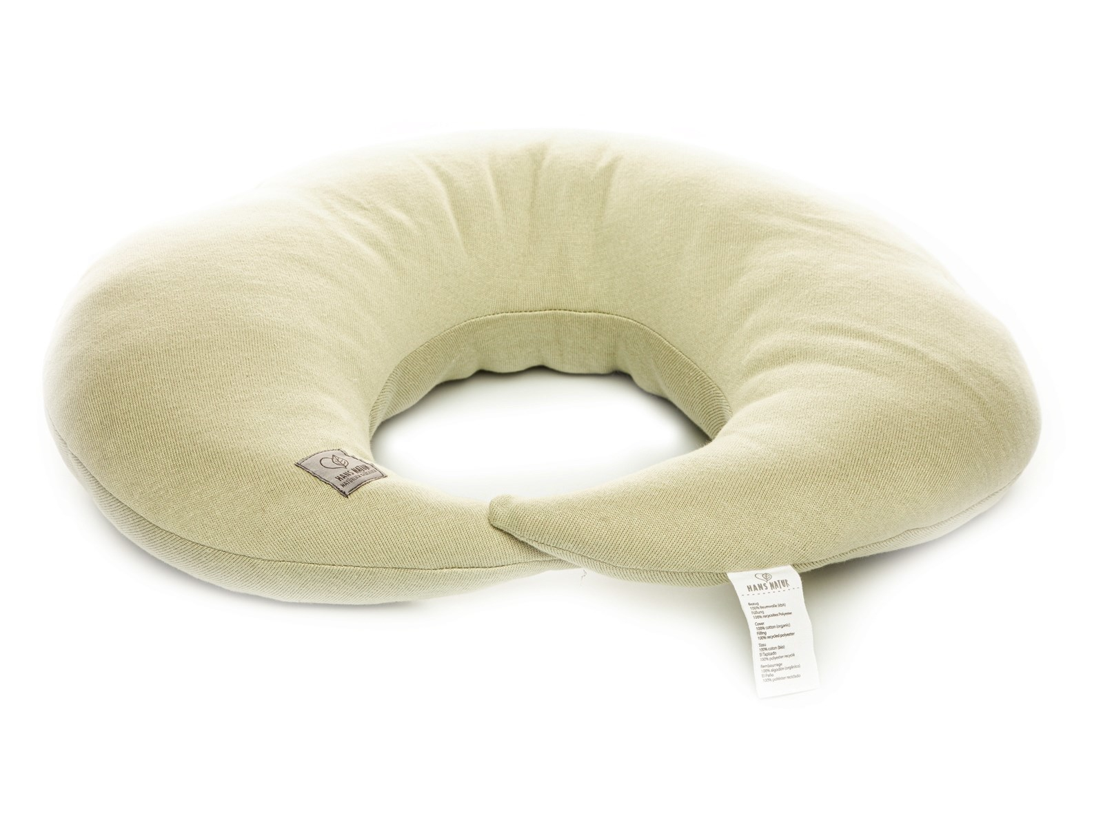 Stillkissen Stillmond, Feinstrick, Bezug Bio-Baumwolle mint Maße ca. 60 x 50 cm