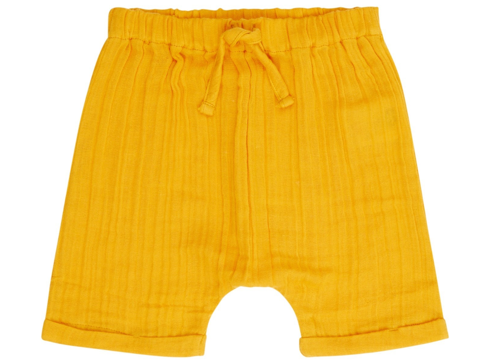 Sense Organics Baby Shorts Musselin curry Gr.62/68 (3-6 Monate)