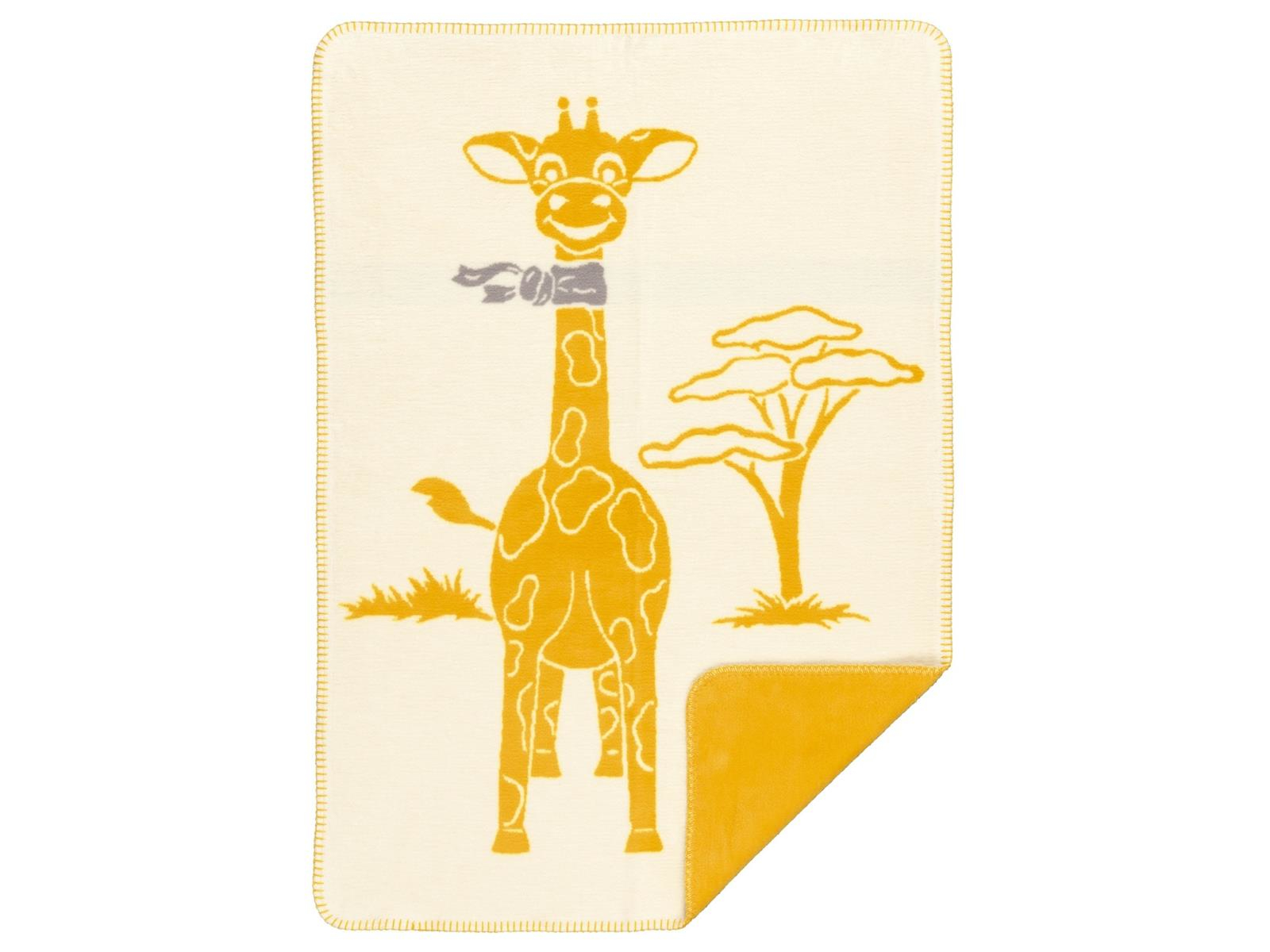 Kuschel- und Krabbeldecke BW Gringo honig 75 x 100 cm cm, ca. 450g/m²