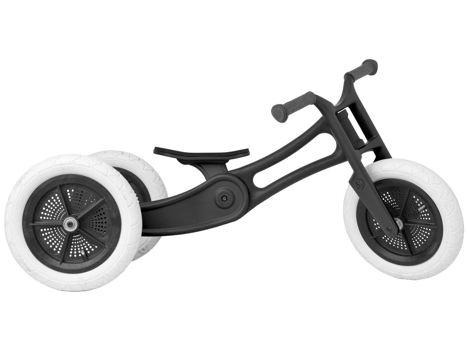 Wishbone Bike Dreirad Laufrad 3-in-1 "Recycled Edition" schwarz Für Kinder zwischen 1 und 6 Jahren