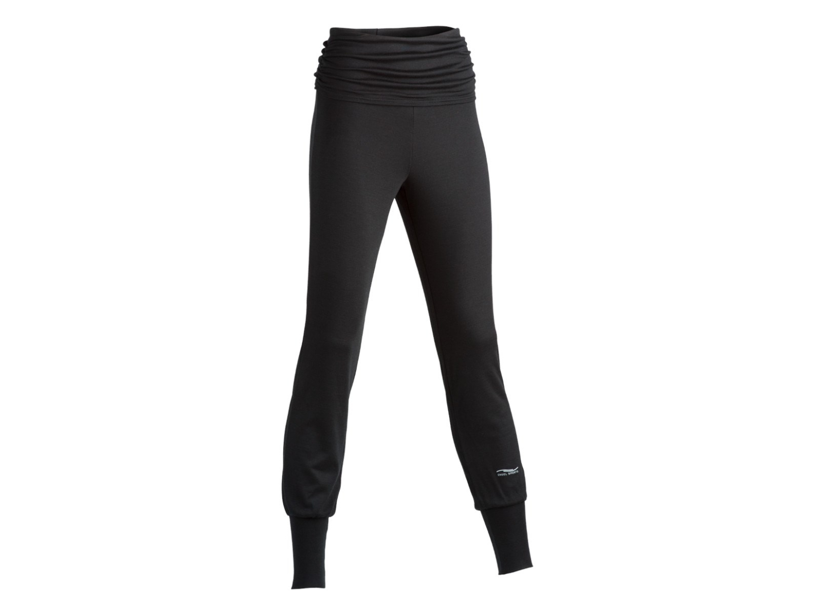 Engel Sports Damen Yoga Pants Wolle Seide lang black Gr. S