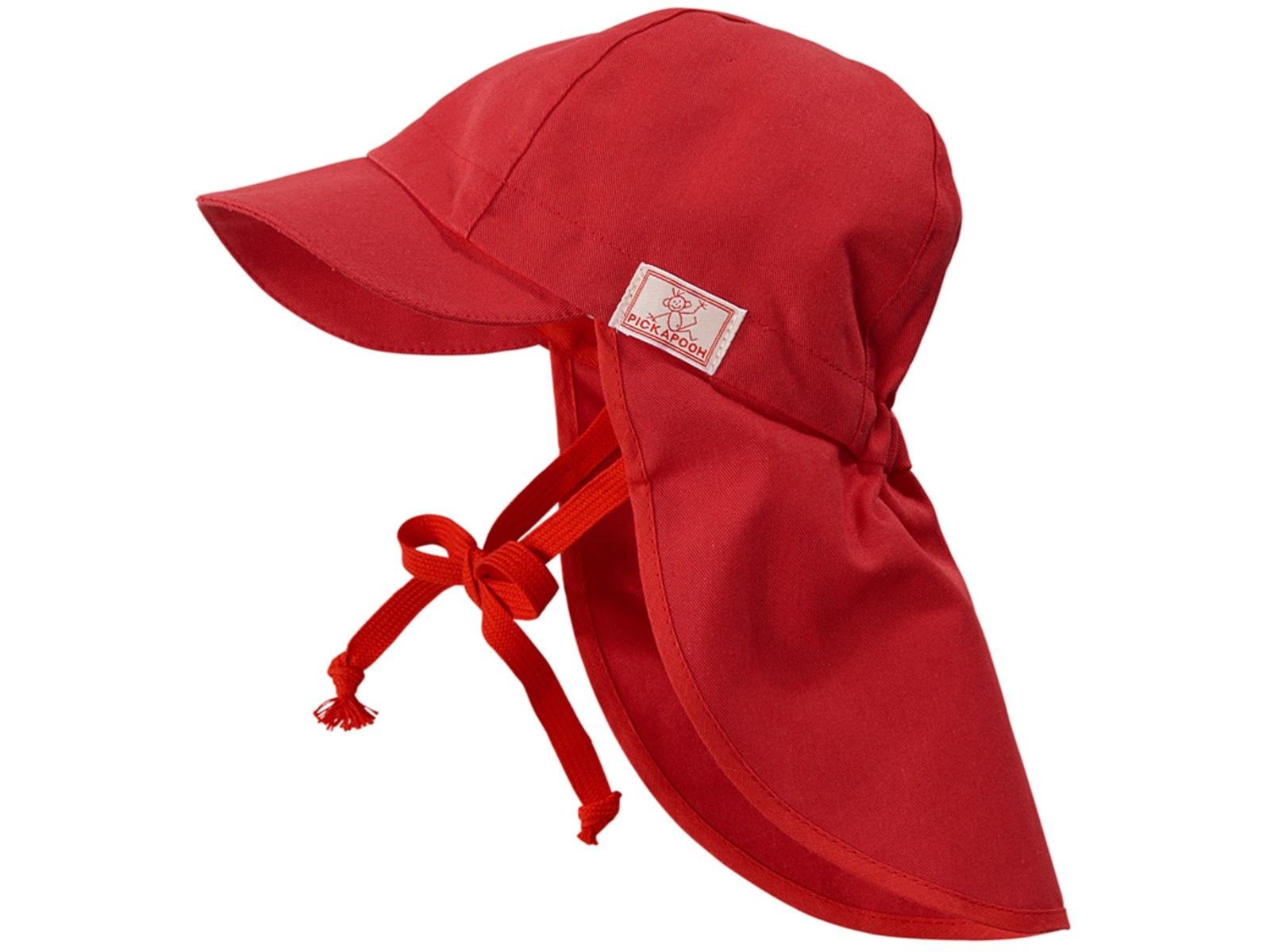 Pickapooh Kinder Sonnenschutz Mütze UV-80 Rot Gr.48