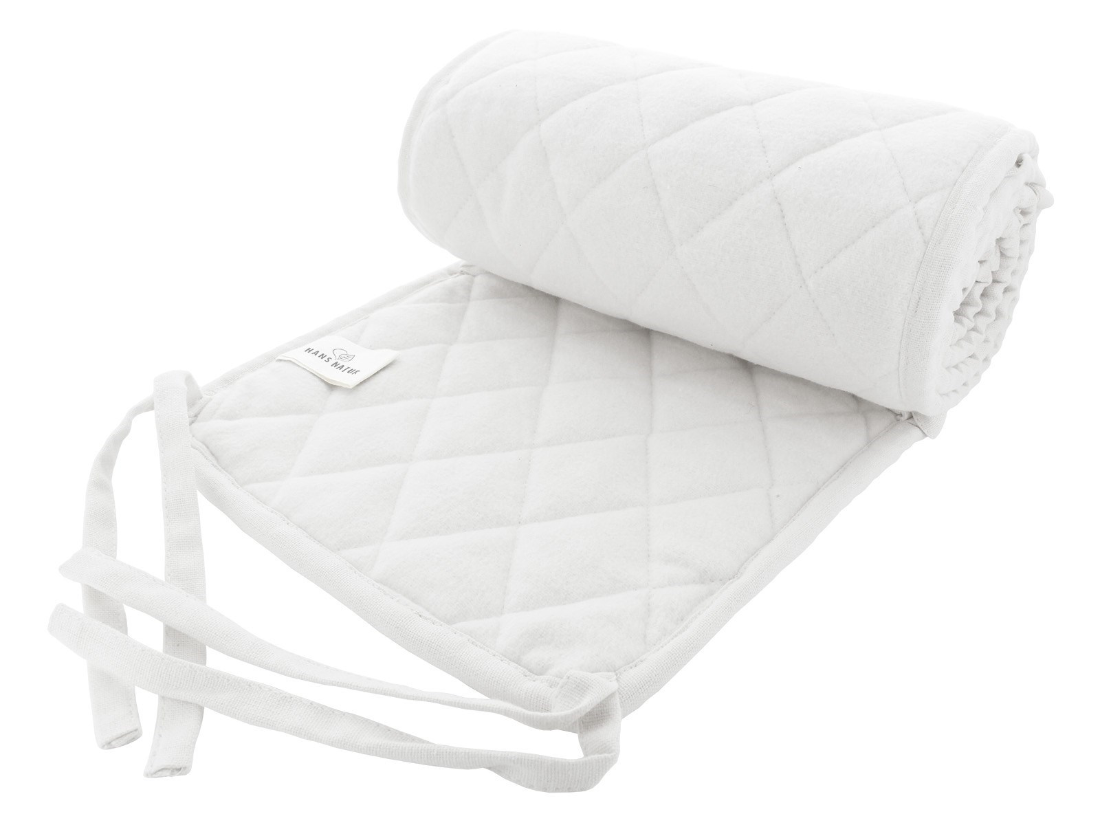 Nestchen Babybett für Beistellbett Bio-Baumwolle offwhite 25 x 144 cm