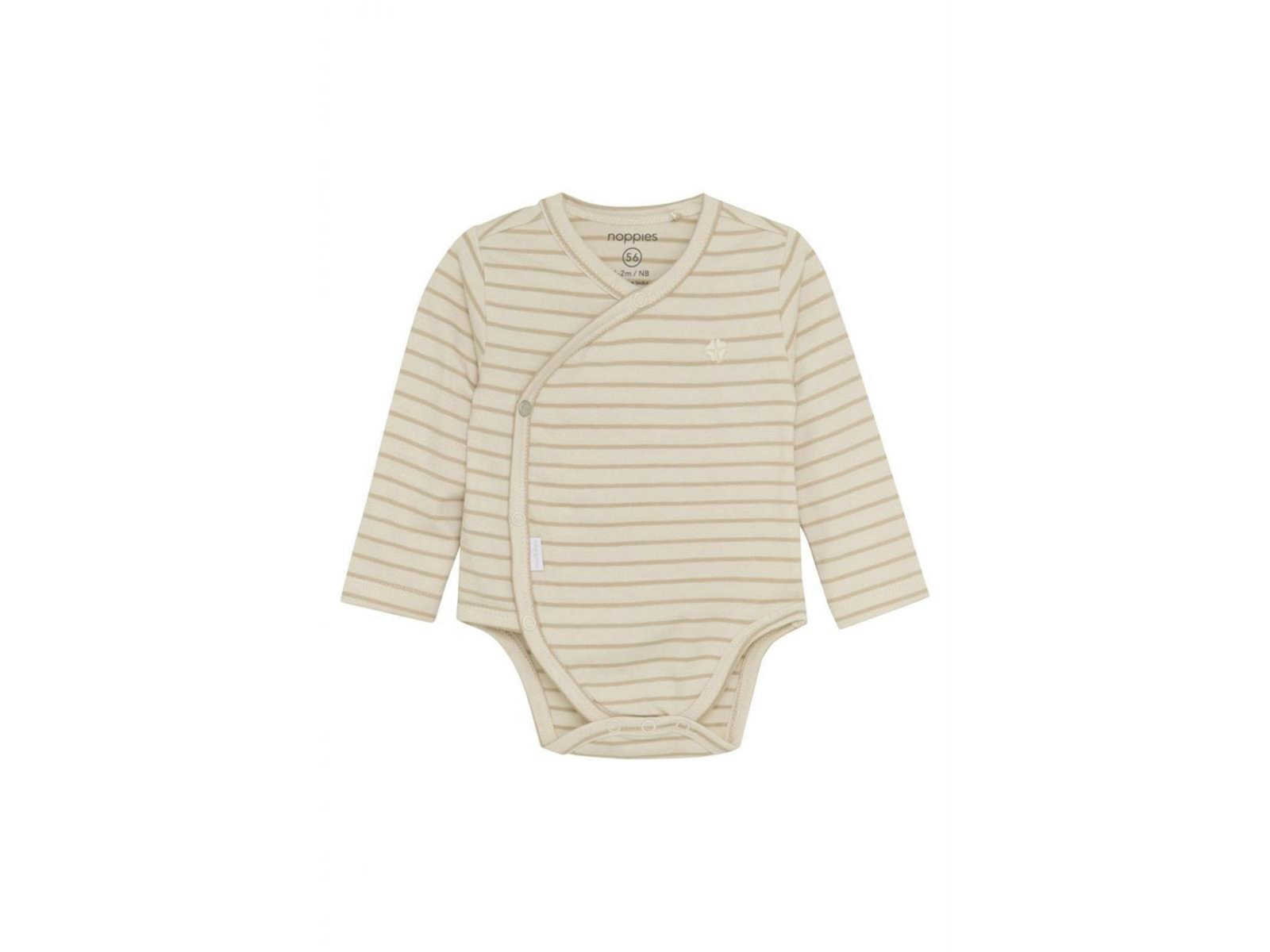 Wickelbody Navi Stripe pattern off white Gr. 44