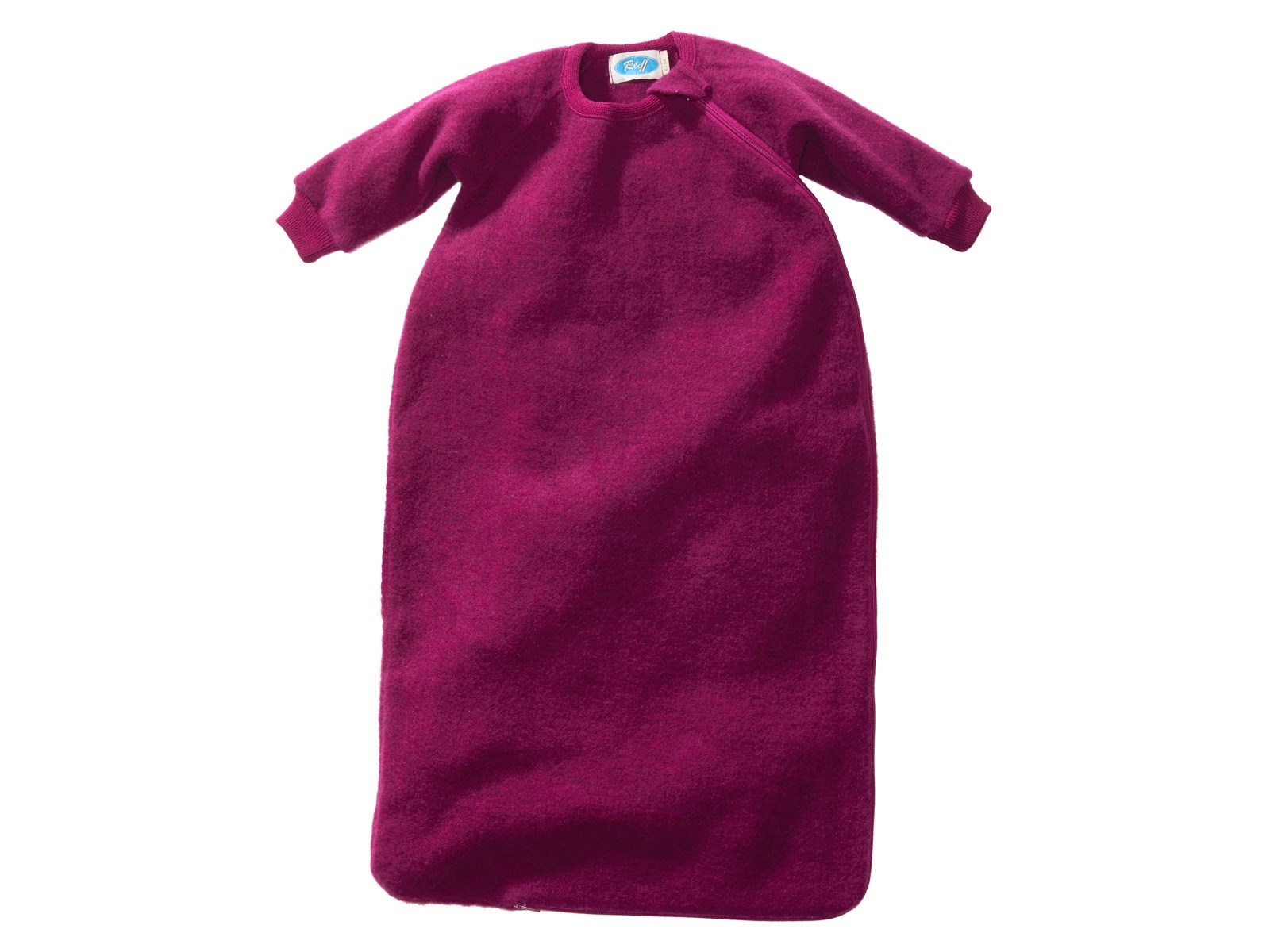 Schlafsack Baby mit Arm Bio-Merinowolle Ganzjahr beere Gr.74/80
