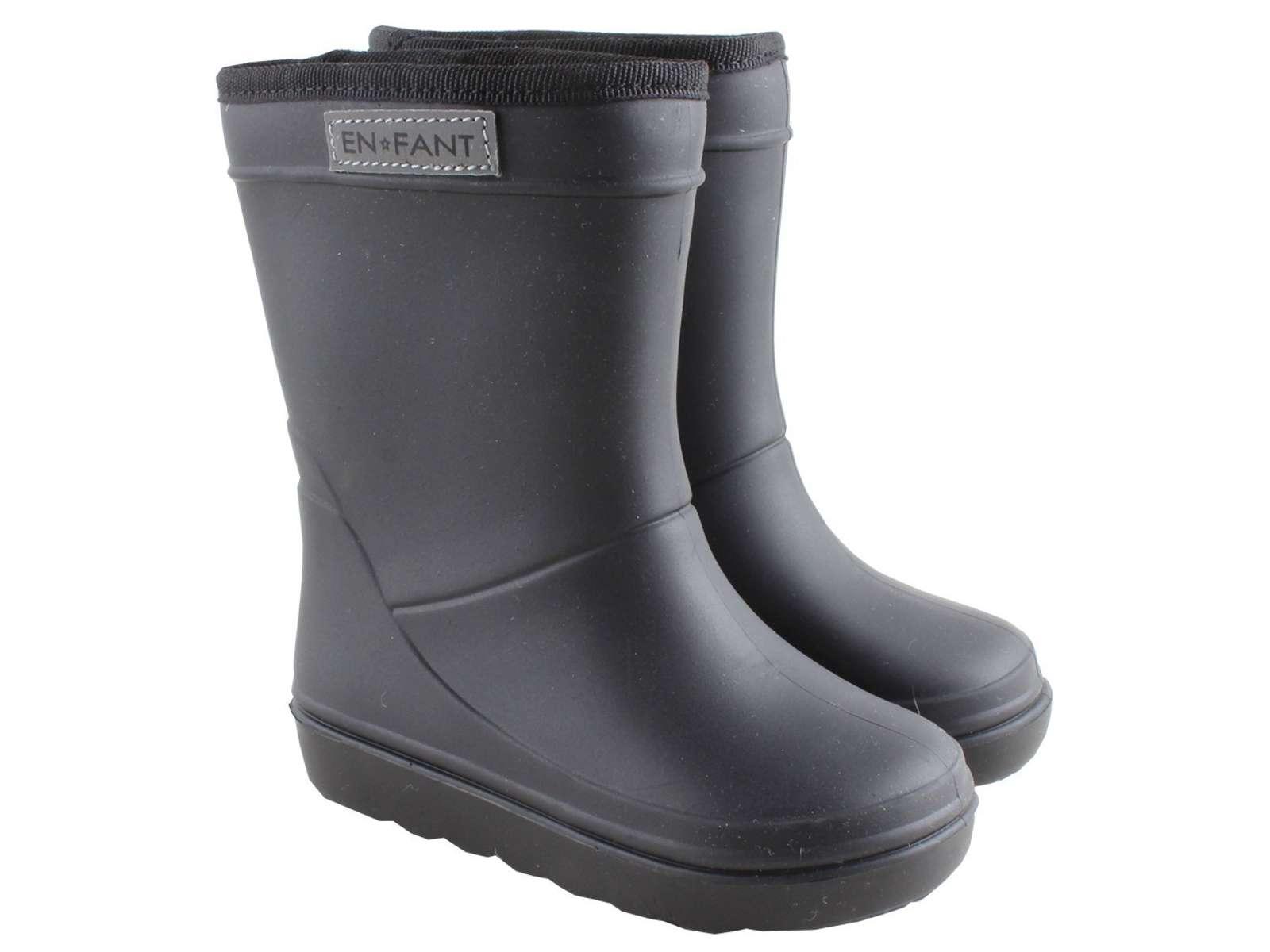 Kinder Thermo Gummistiefel mit Schurwoll-Fell schwarz Gr.23