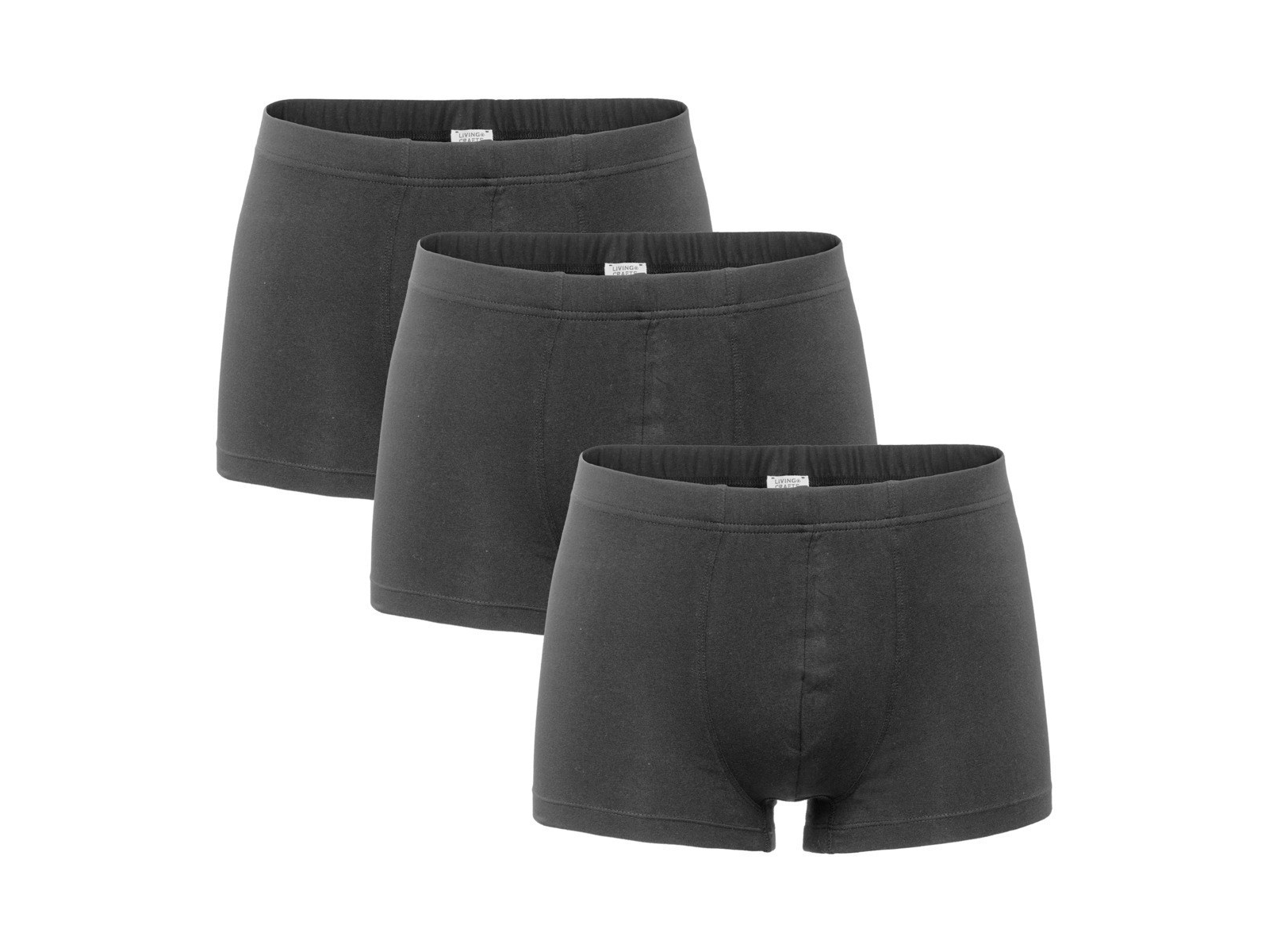 Living Crafts Herren-Pants "Sagon" 3er-Pack, black Gr. M