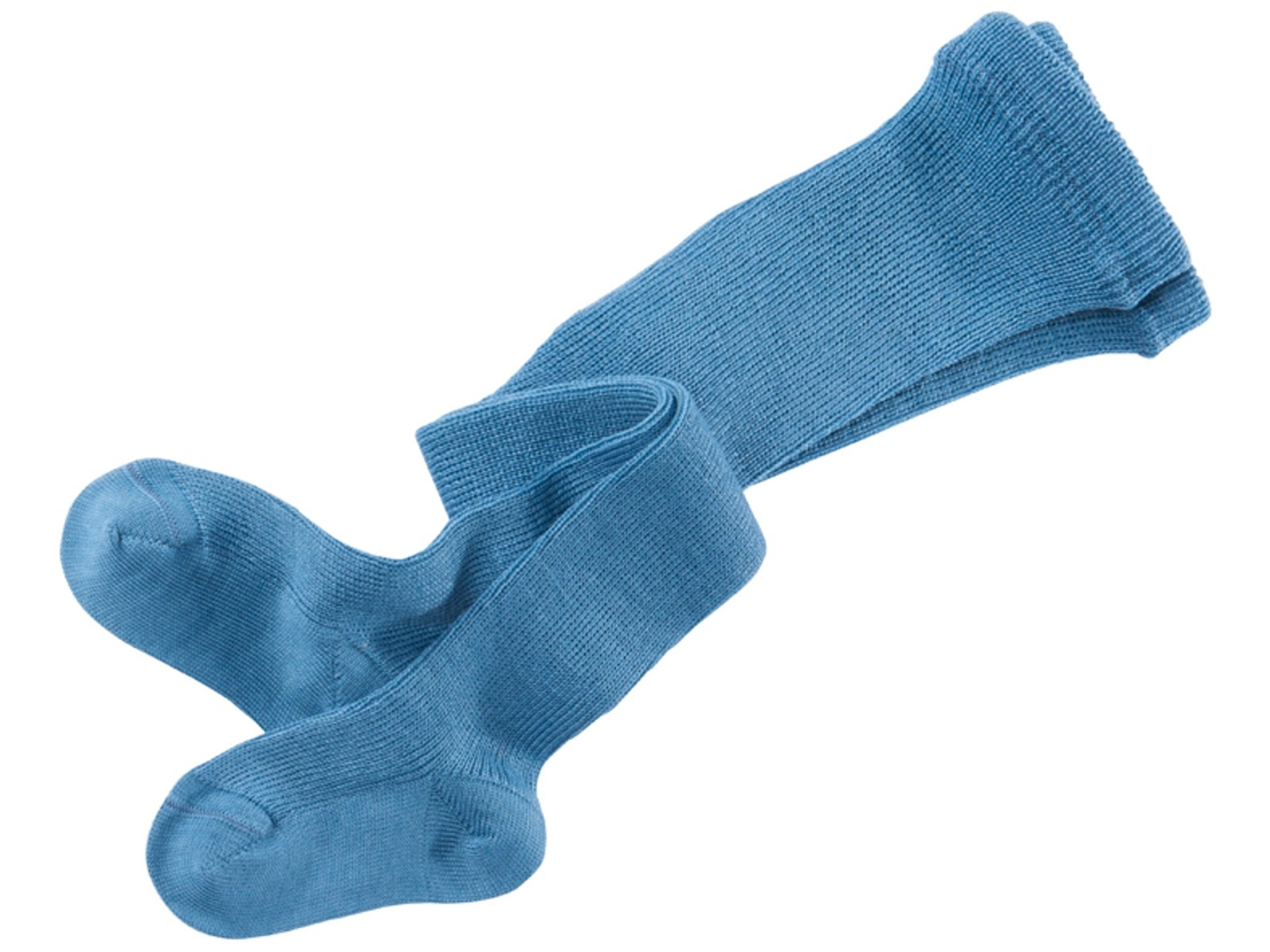 Baby Strumpfhose Bio-Schurwolle bergblau Gr.00