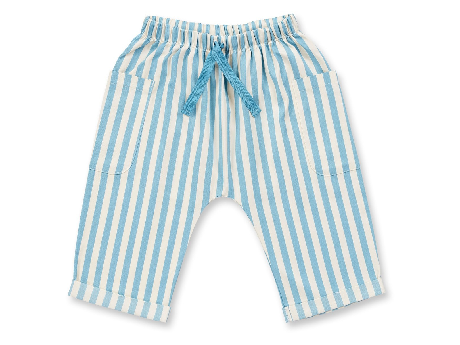 Sense Organics Kinder Hose Twill blue stripes Gr.110 (4-5 Jahre)