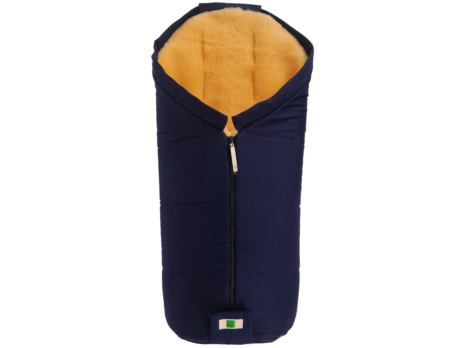 Kaiser Naturfellprodukte Fußsack Kinderwagen Lammfell "IGLU" medizinisch gegerbt marine Länge 98 cm, Breite 45 cm (6-36 Monate)