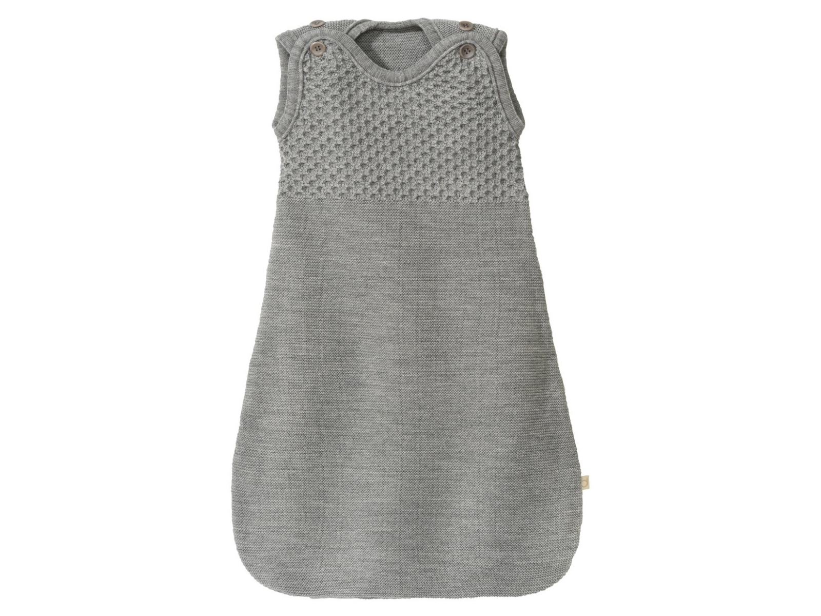 Disana Schlafsack Baby Bio-Merinowolle grau Gr. 1 (Länge ca. 60 cm)