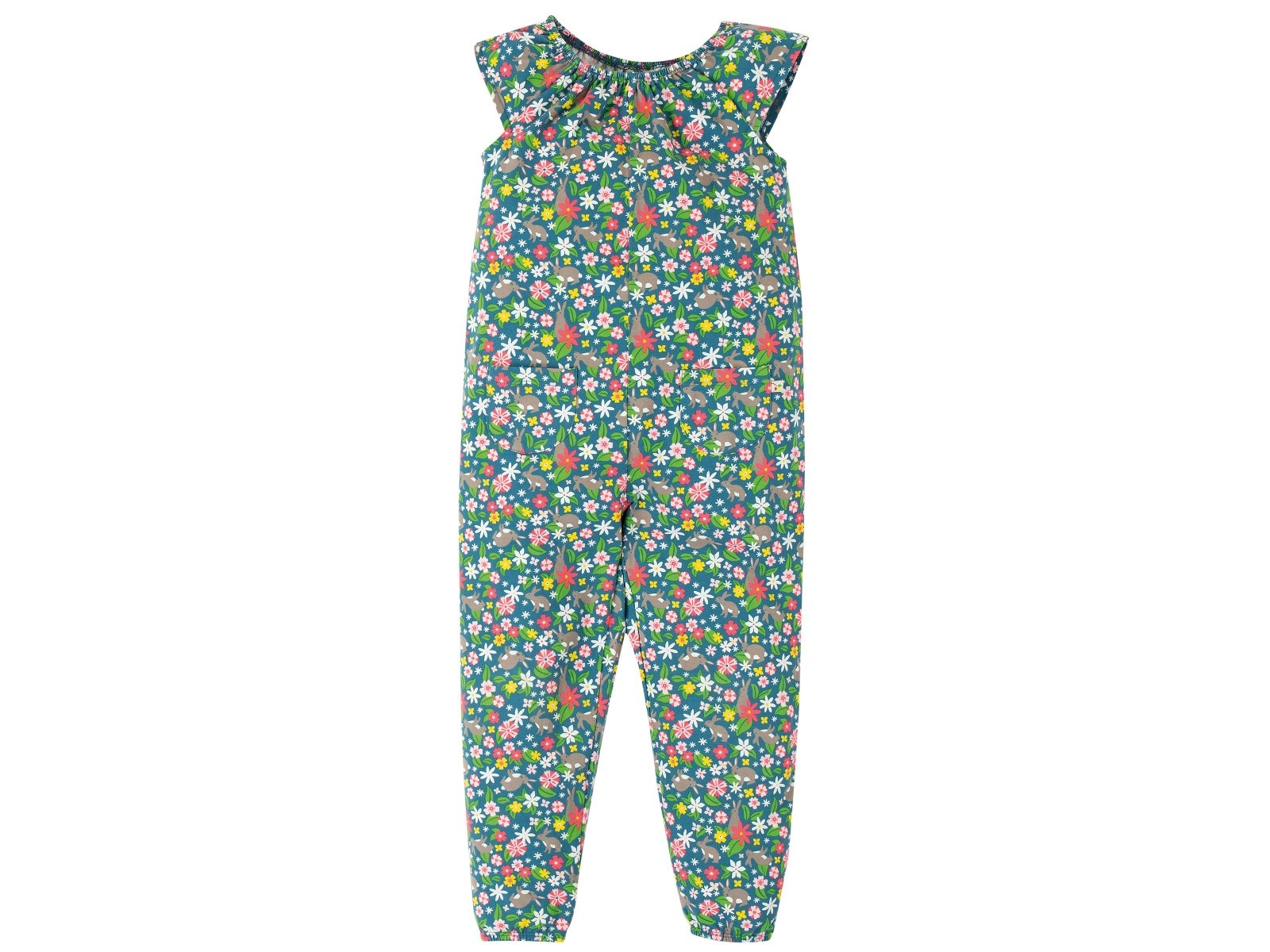 Frugi Kinder Jumpsuit Overall Blümchen Gr.6 (2-3 Jahre)